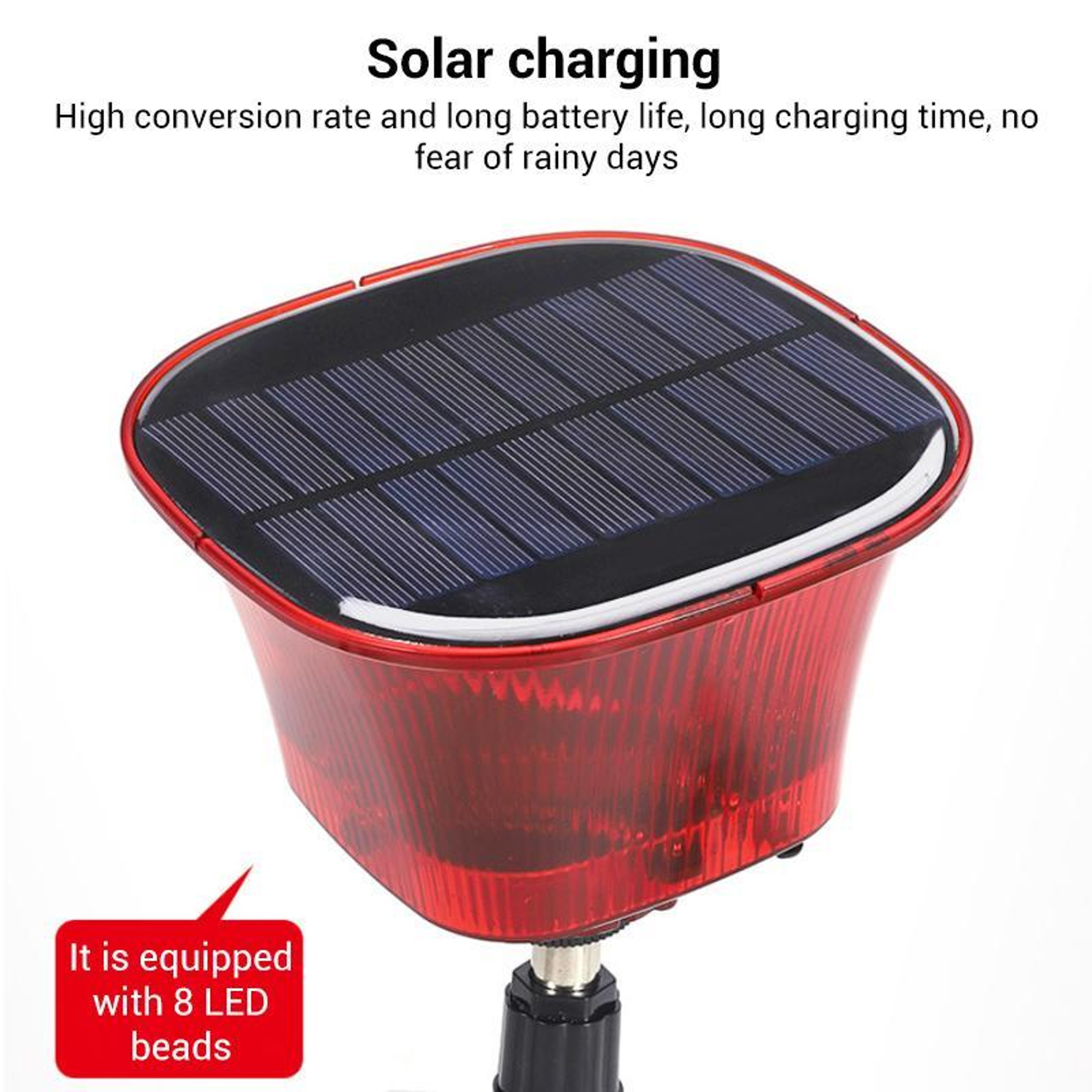 Solar Sound  Light Animal Repellent Alarm For Farms Orchards  Property Protection 8