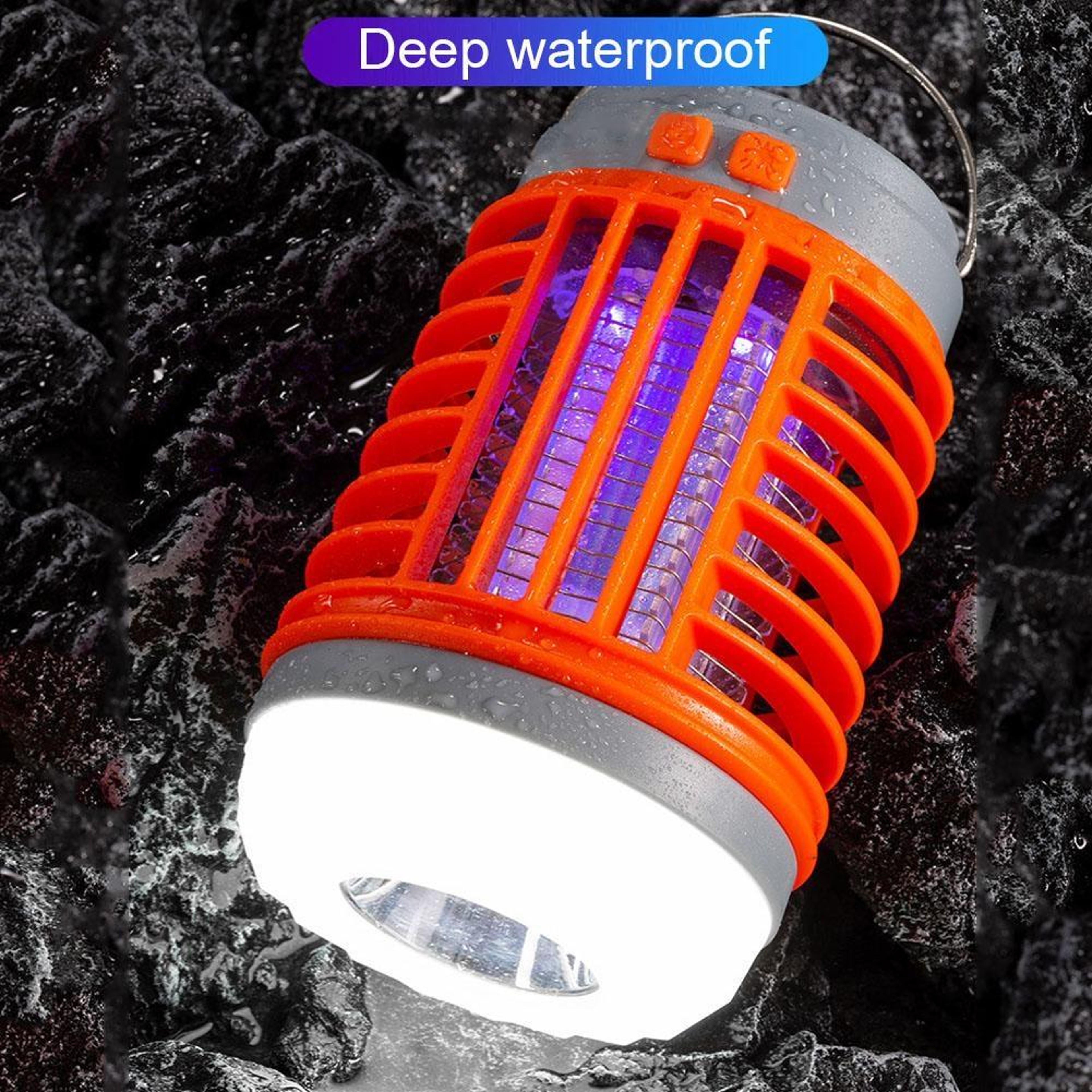 Solar Mosquito Killer Lamp  LED Camping Lantern USB Rechargeable Outdoor Bug Zapper 6
