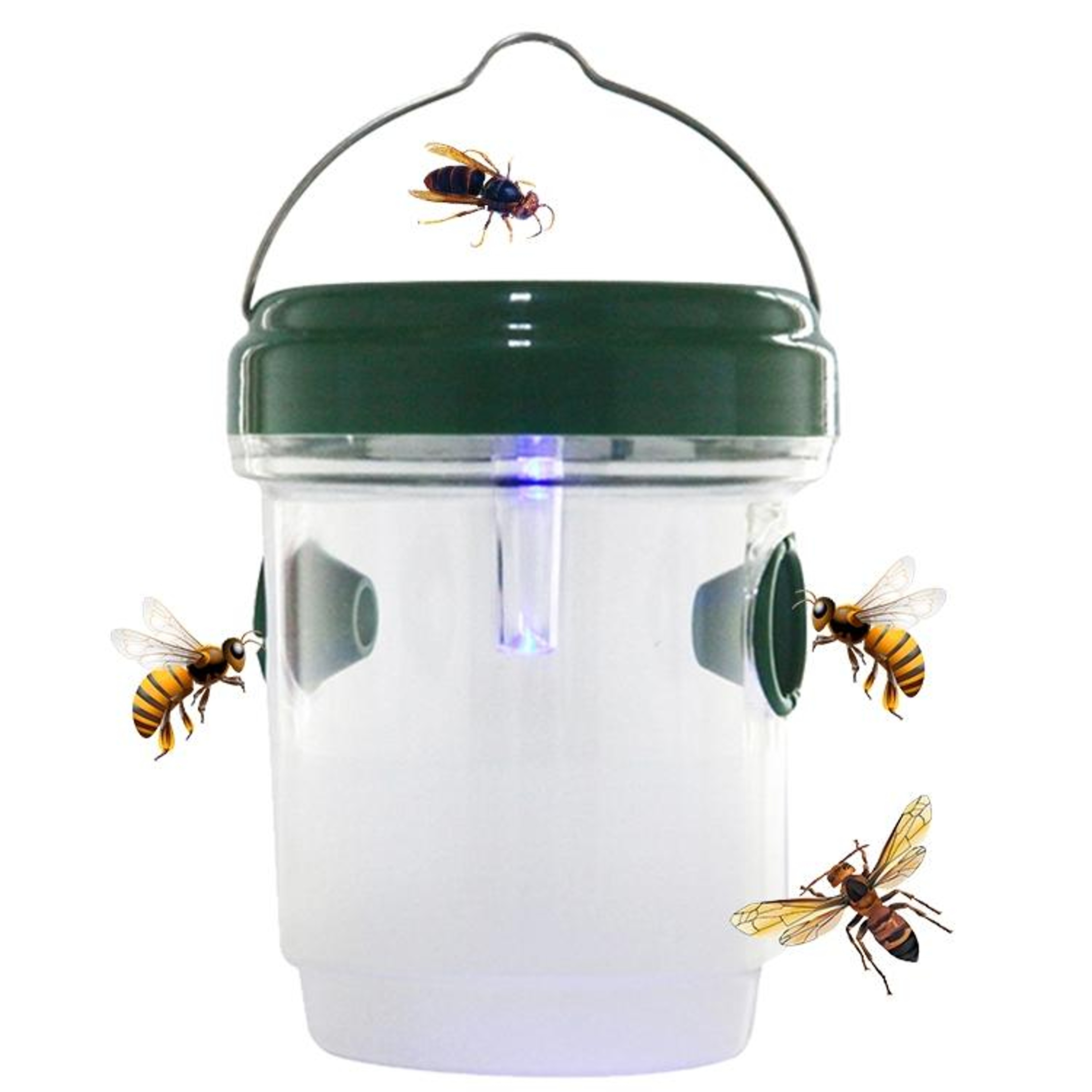 SolarGlow Outdoor Fly  Bee Trap Solar Powered Reusable Insect Catcher 0