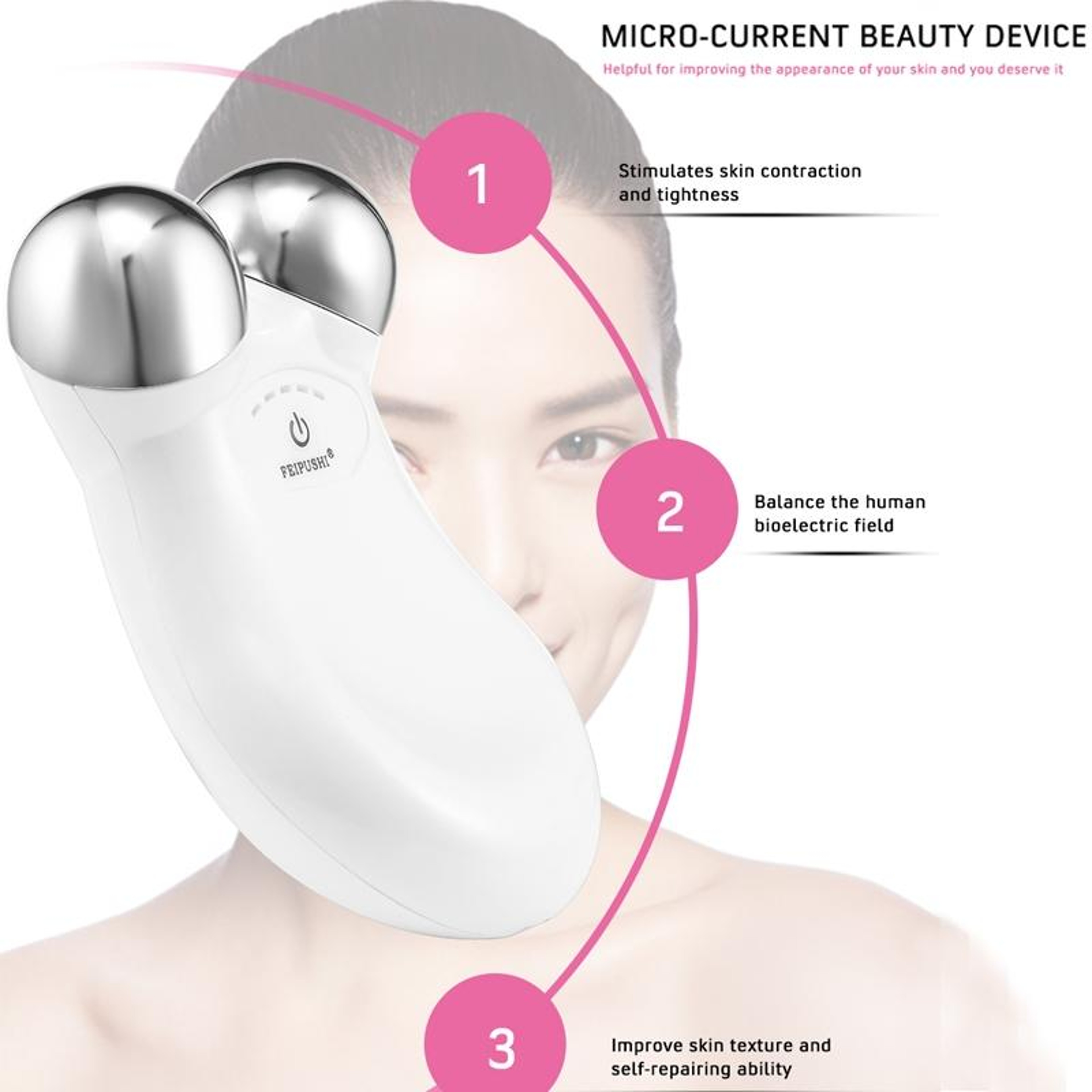 Premium Microcurrent Facial Toner  Skin Sculpting Device 11