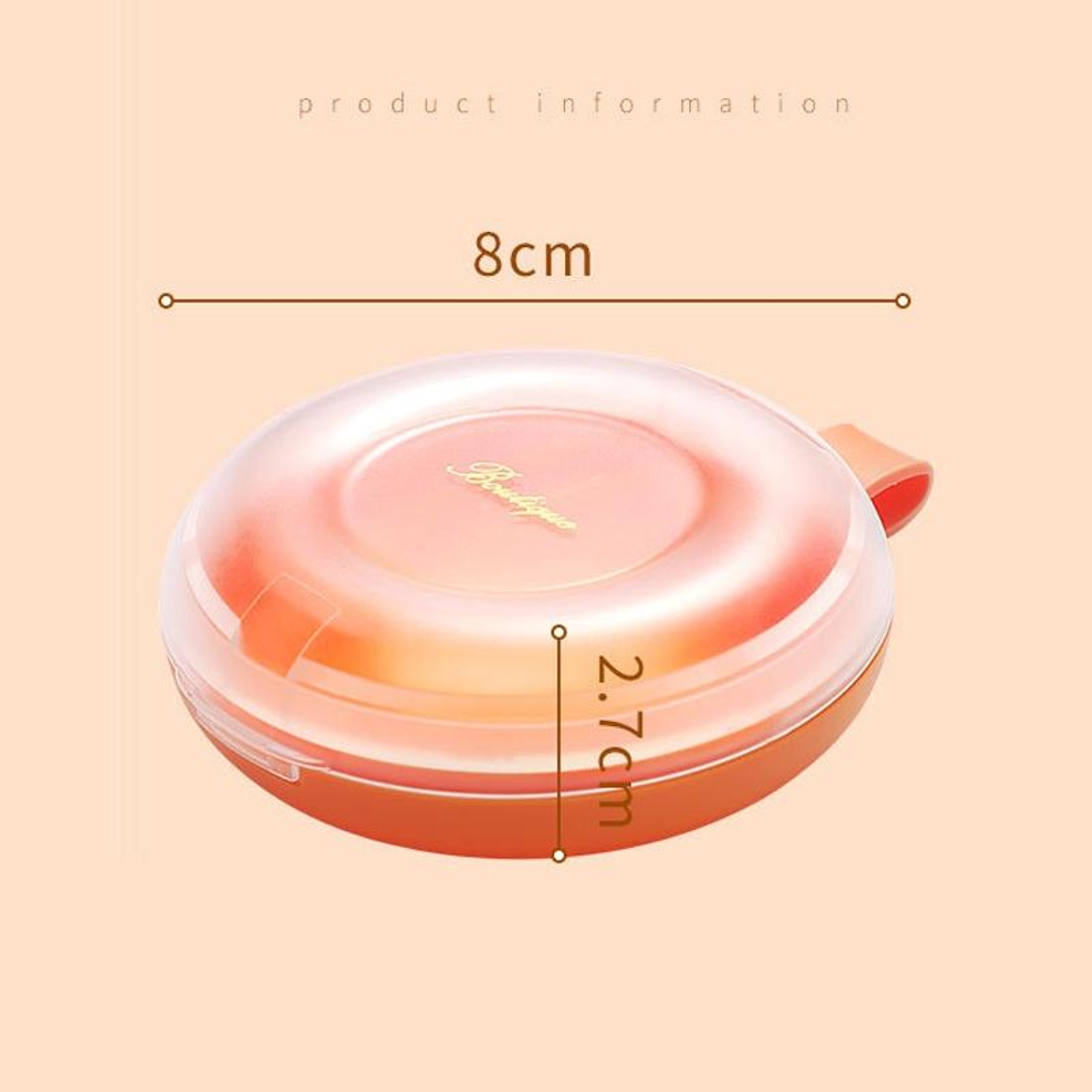 SecureSeal Portable Retainer Case  Denture Storage Box With Lanyard 5
