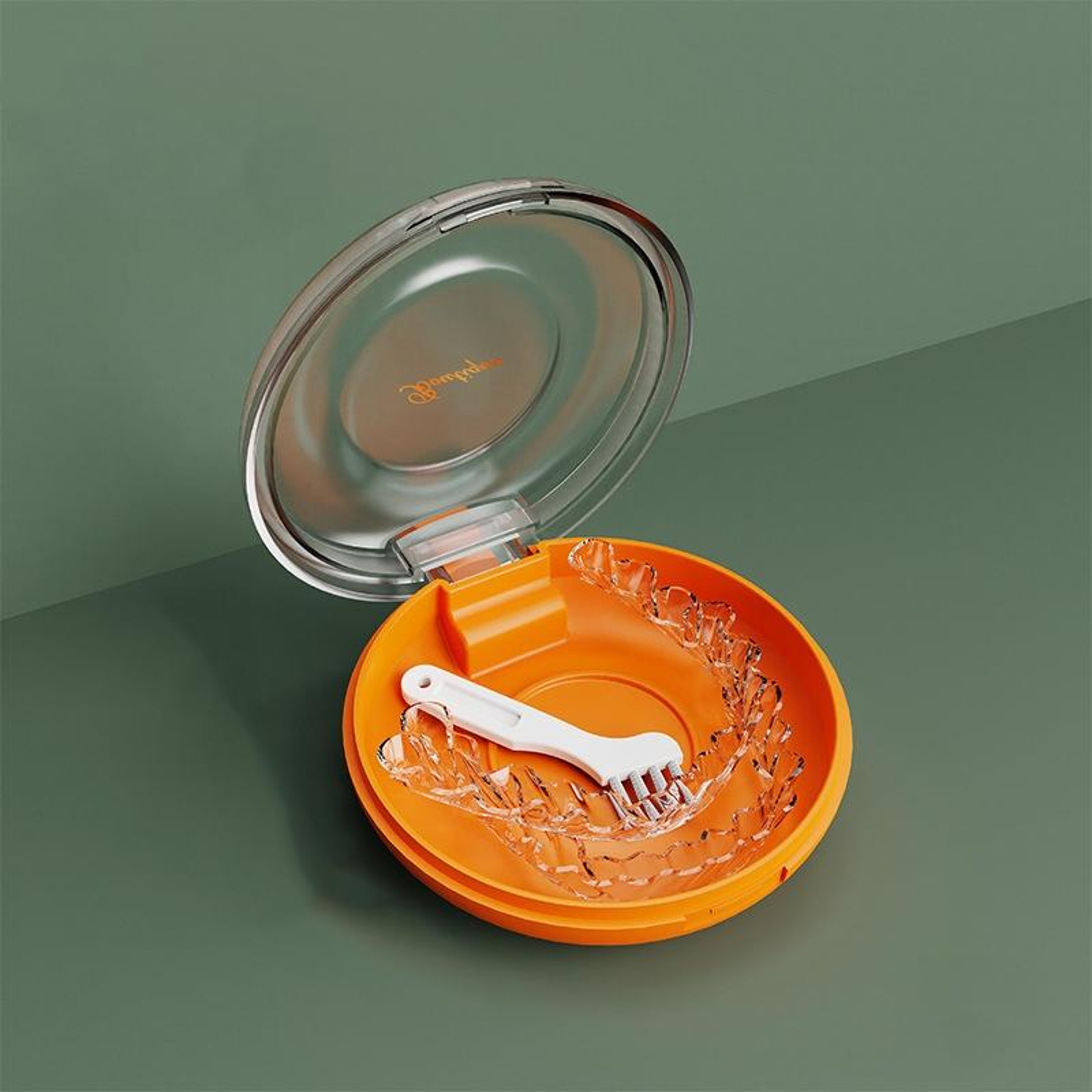 SecureSeal Portable Retainer Case  Denture Storage Box With Lanyard 2