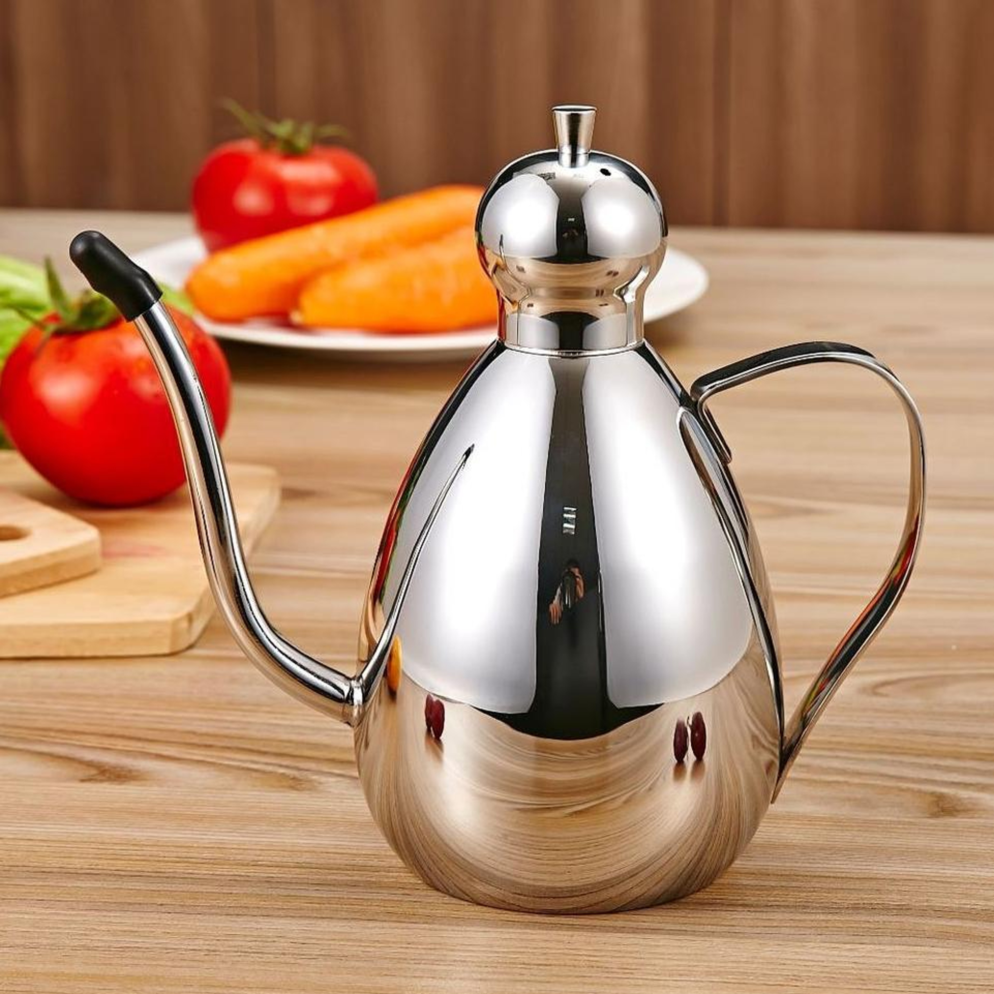 Premium 304 Stainless Steel Oil Pot  Leak Proof Seasoning Container Kitchen Oil Dispenser 6