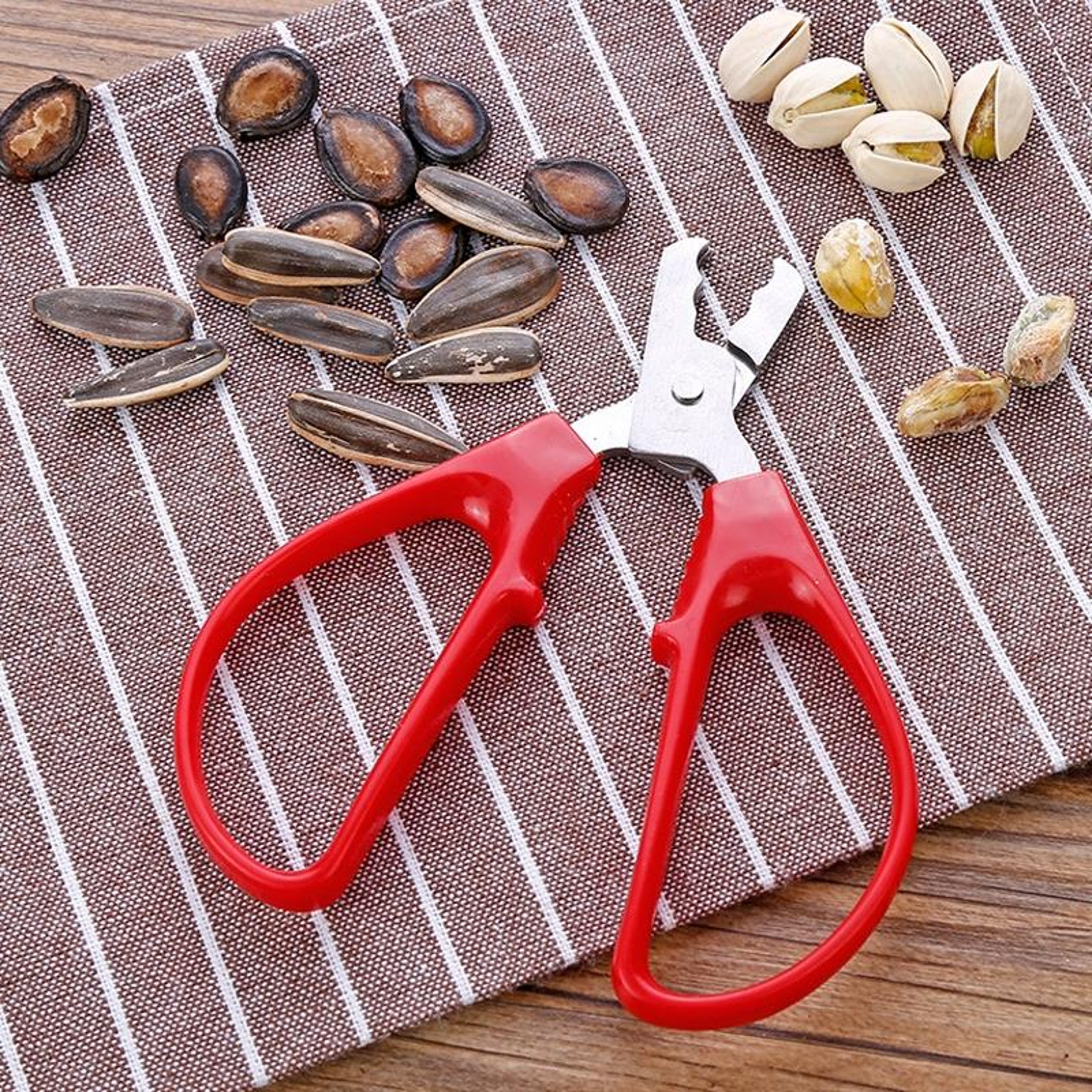 NutEase Stainless Steel Peanut  Pine Nut Sheller Pliers 0