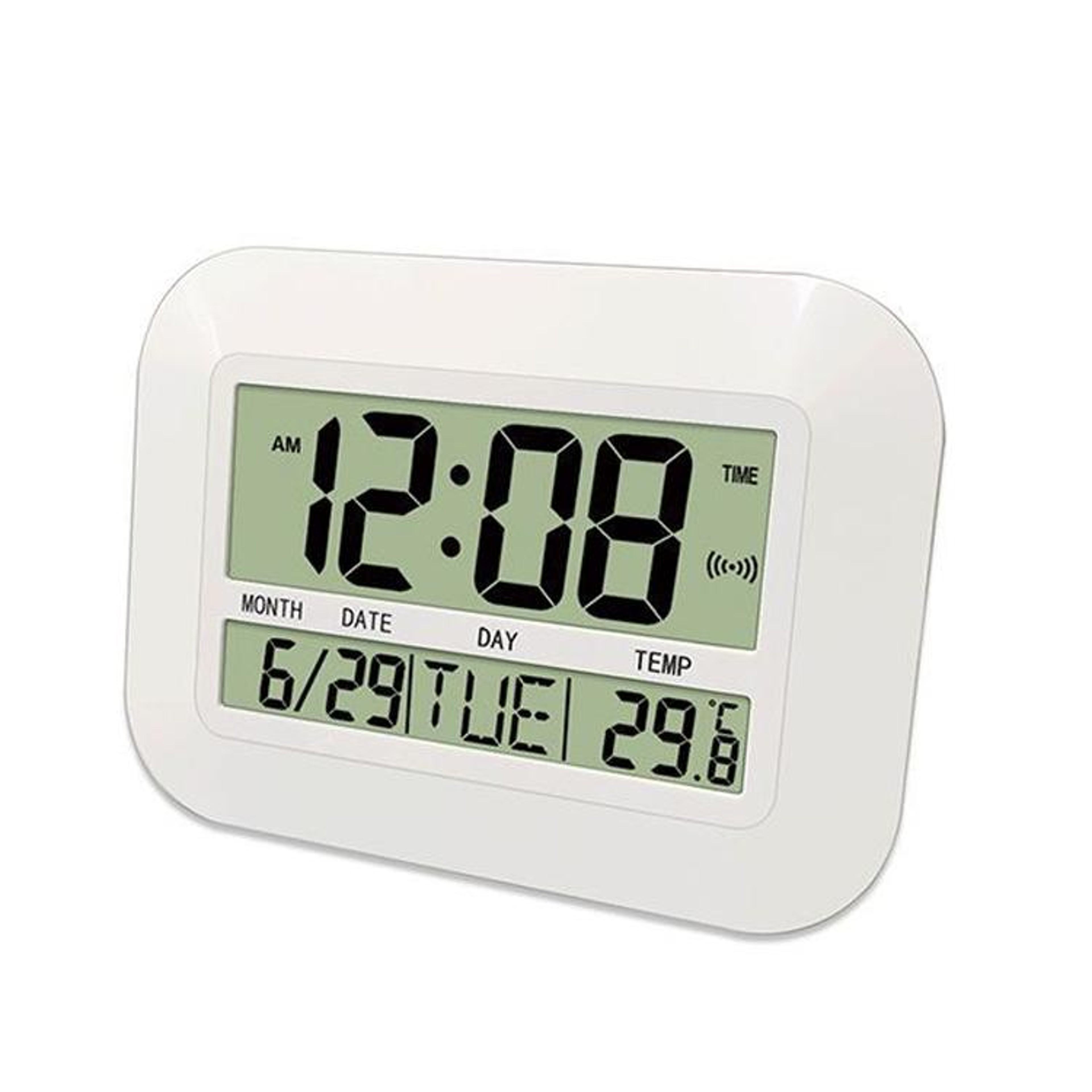 Large Display Digital Wall Clock With Alarm Temperature  Calendar Display 5