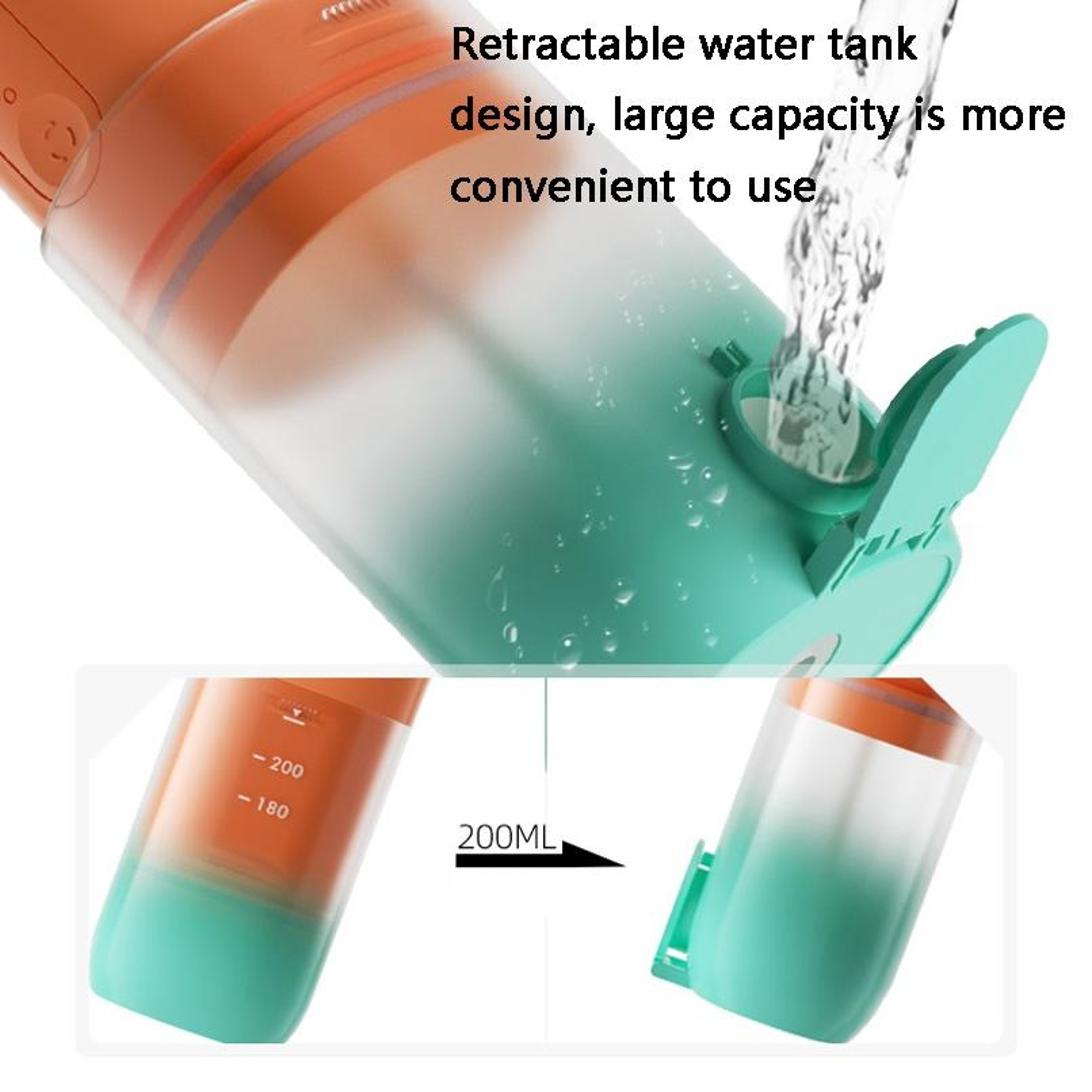 AquaSmile Portable Water Flosser With 4 Nozzles  3 Cleaning Modes 6