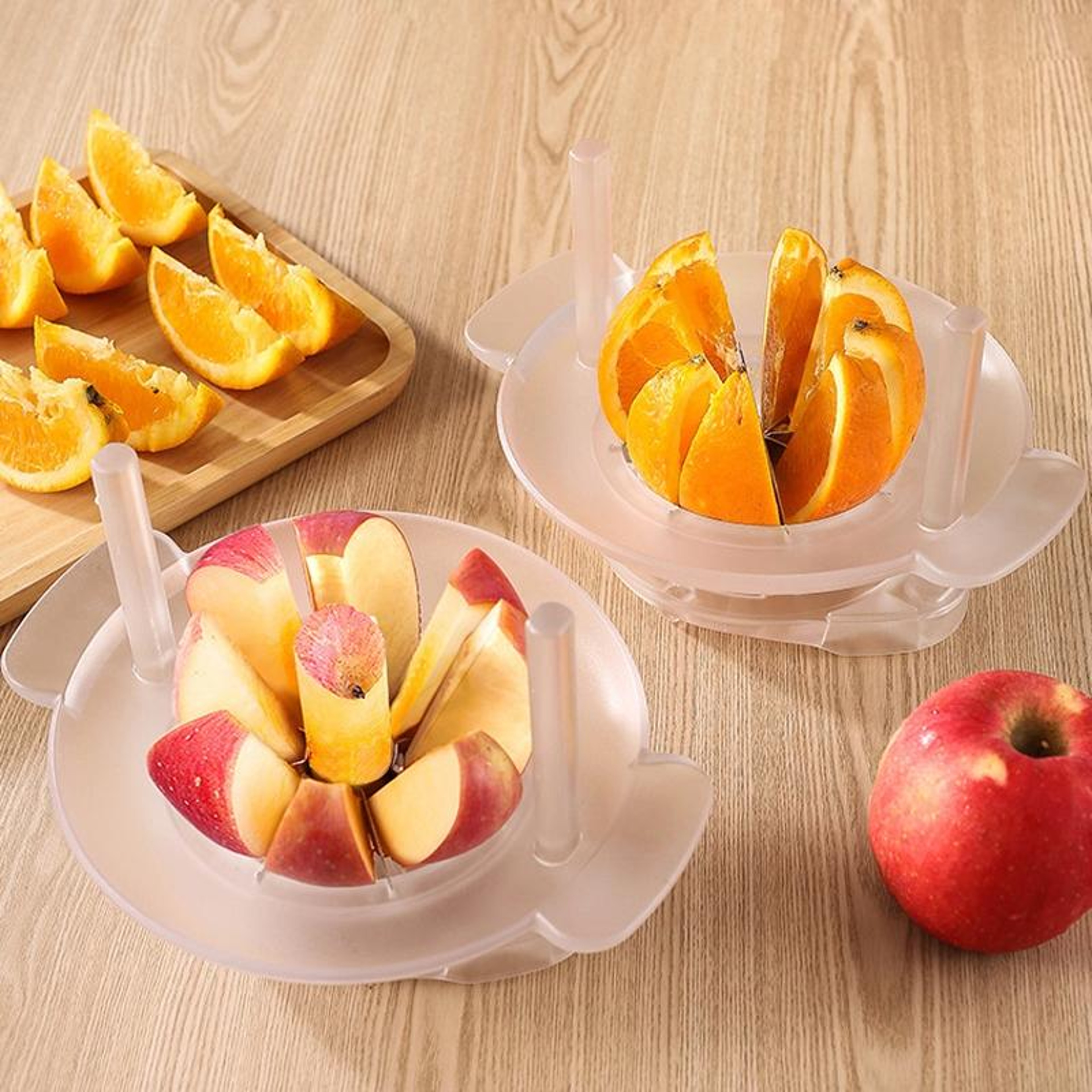 Premium Stainless Steel Apple Slicer  Fruit Corer Cutter For Fast Kitchen Prep 7