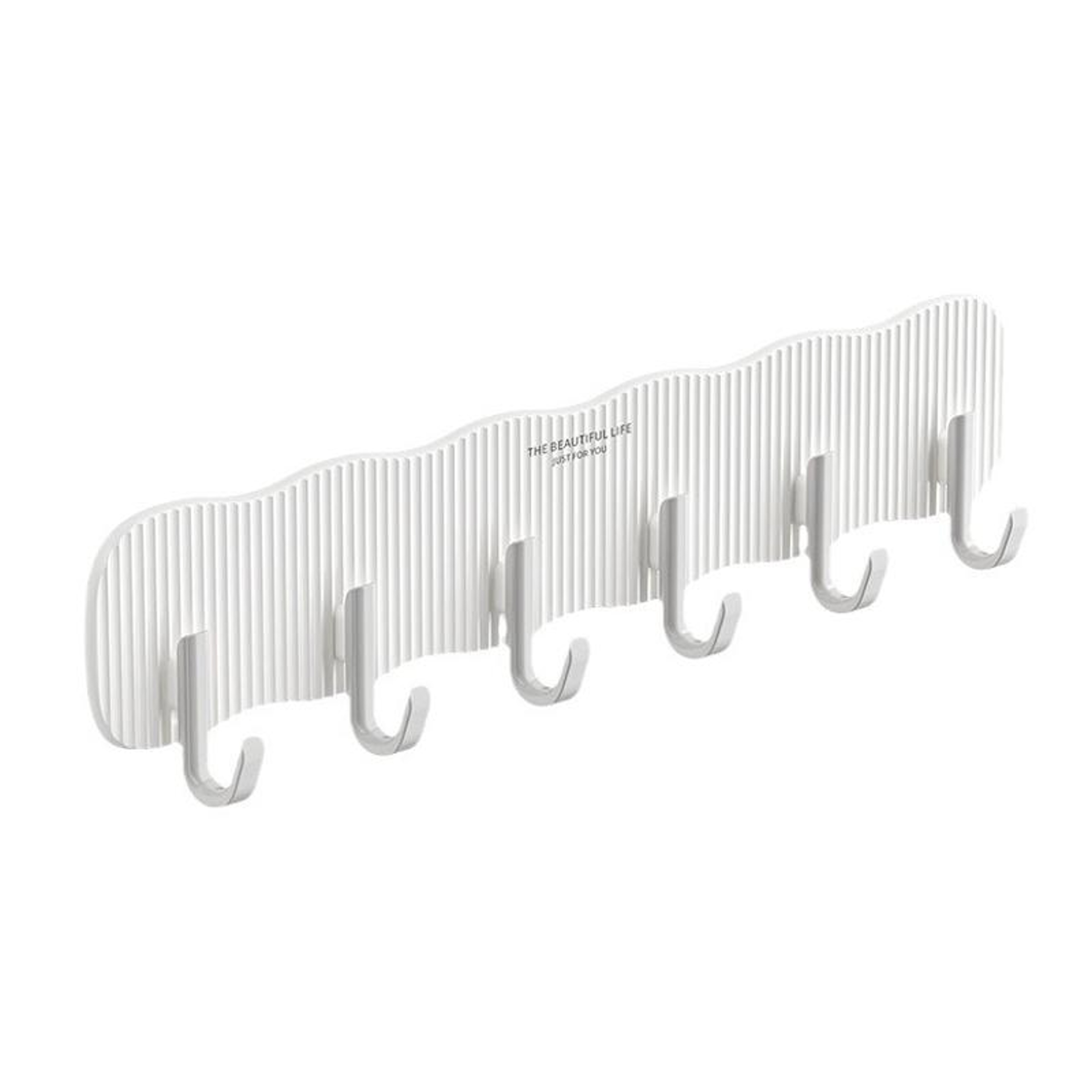 Punch Free Wall Mounted Storage Hook Rack For Bathroom Kitchen  Entryway 5