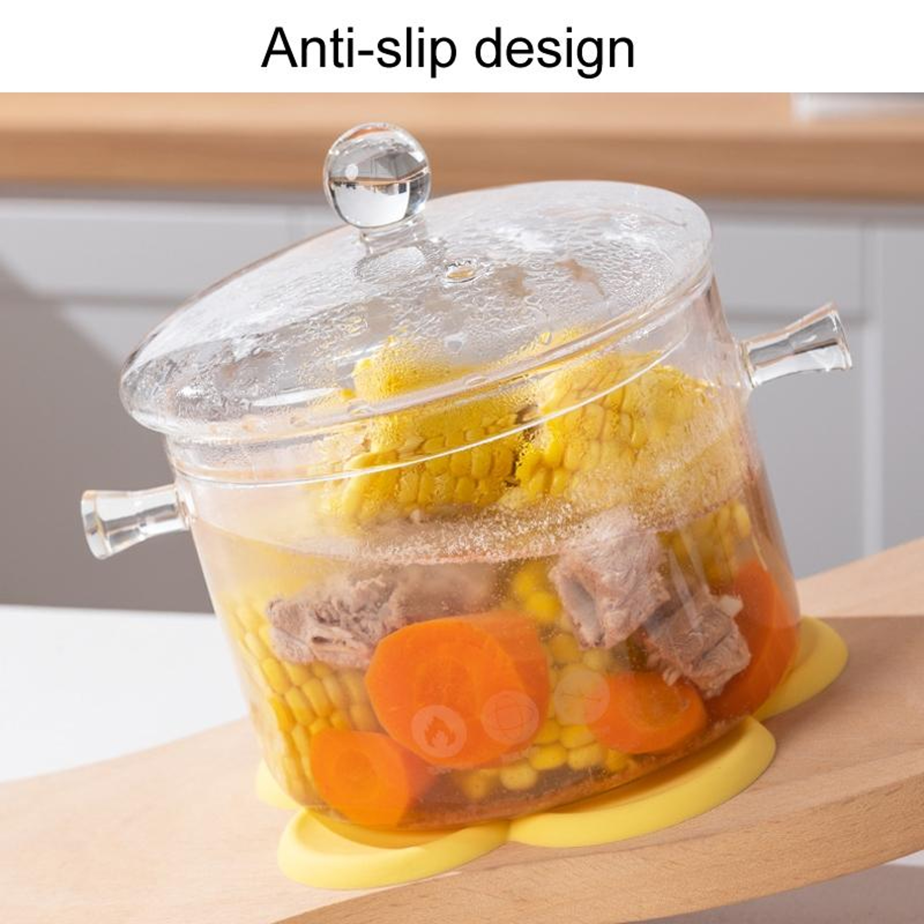 Cherry Blossom Silicone Heat Resistant Trivet Mat For Hot Pots Pans  Kitchen Counter Protection 9