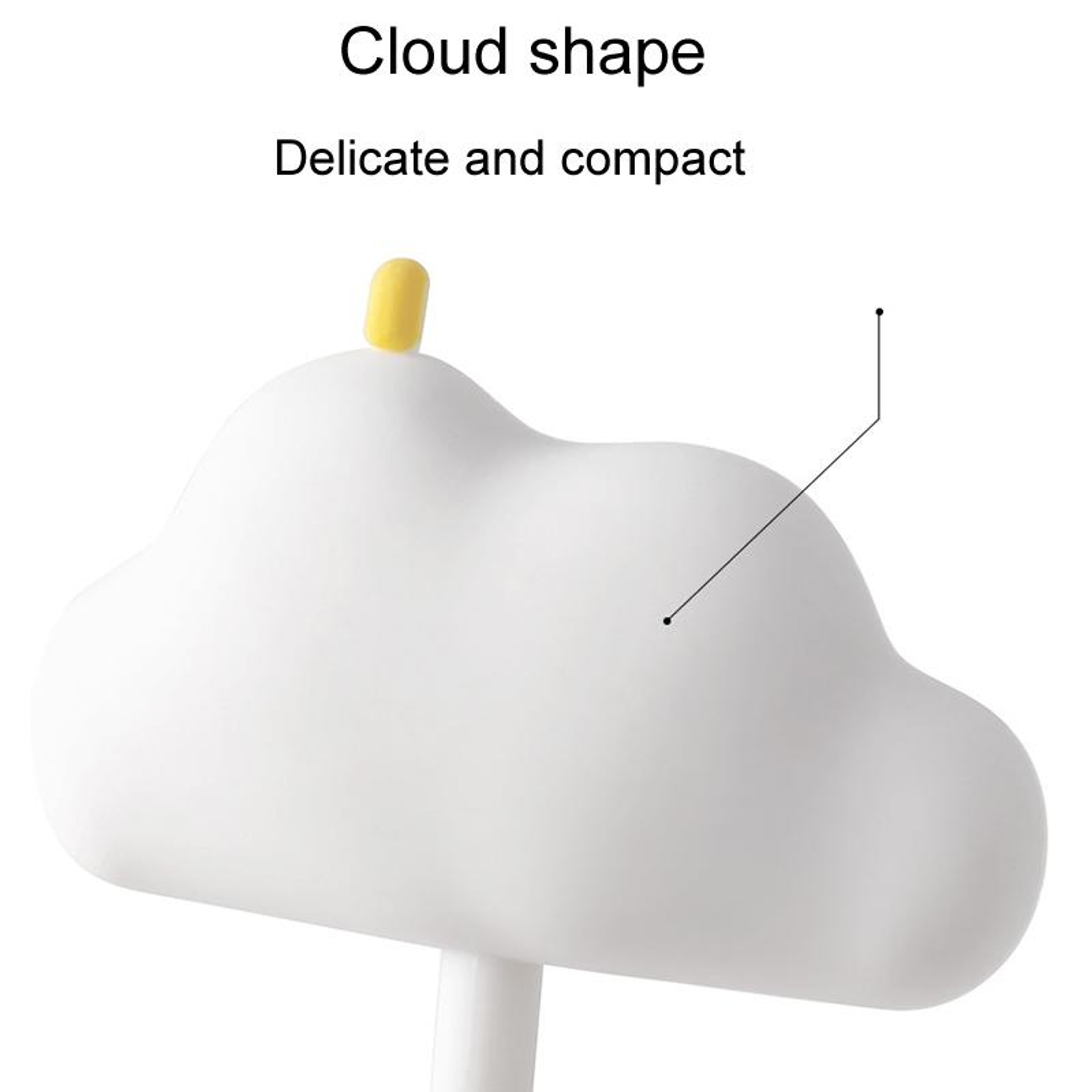 Cloud Shaped Adhesive Wall Hooks Set No Drill Damage Free Hanging Hooks – view 4