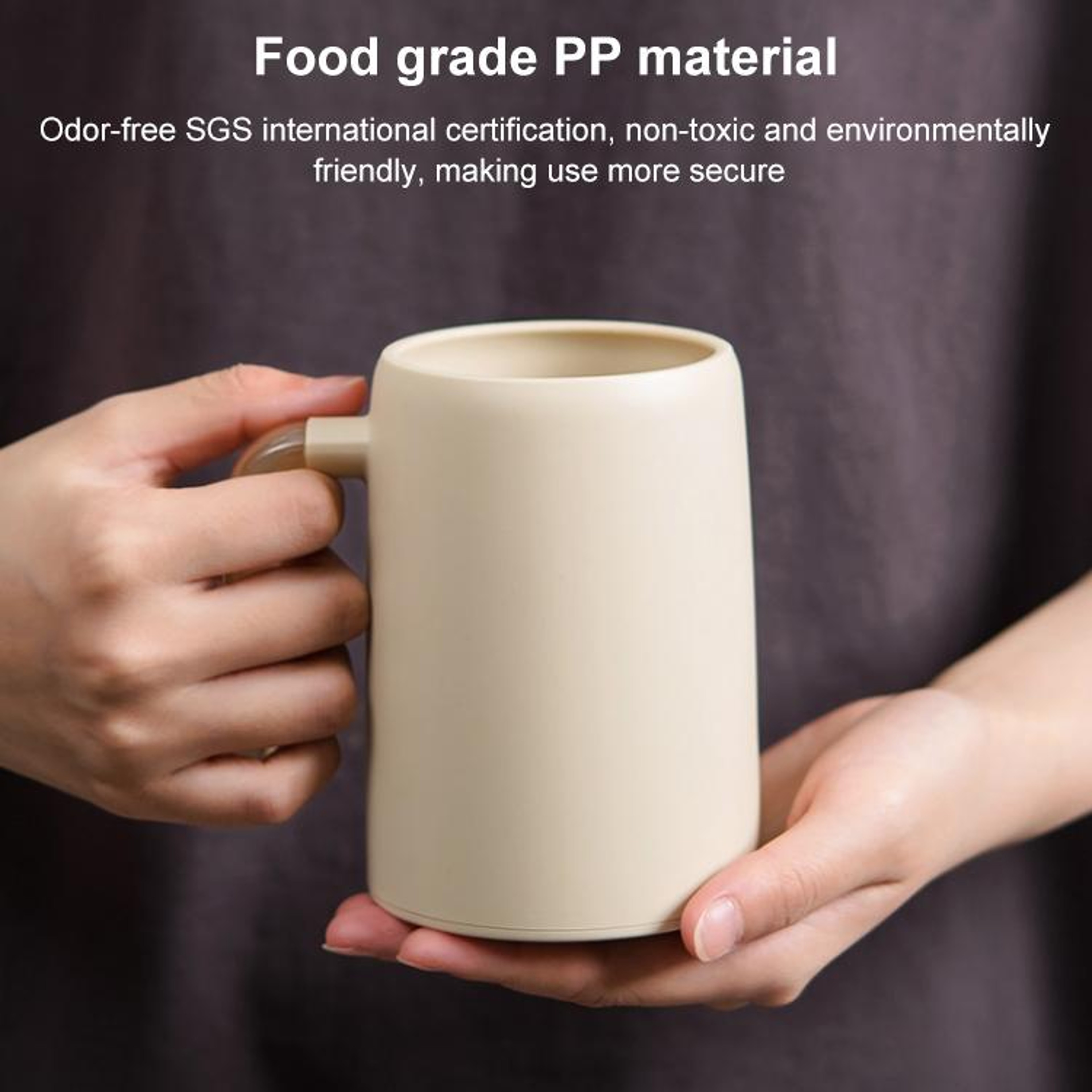 CrystalClear Portable Mouthwash Cup With Handle Transparent Bathroom Rinse  Drinking Cup 3