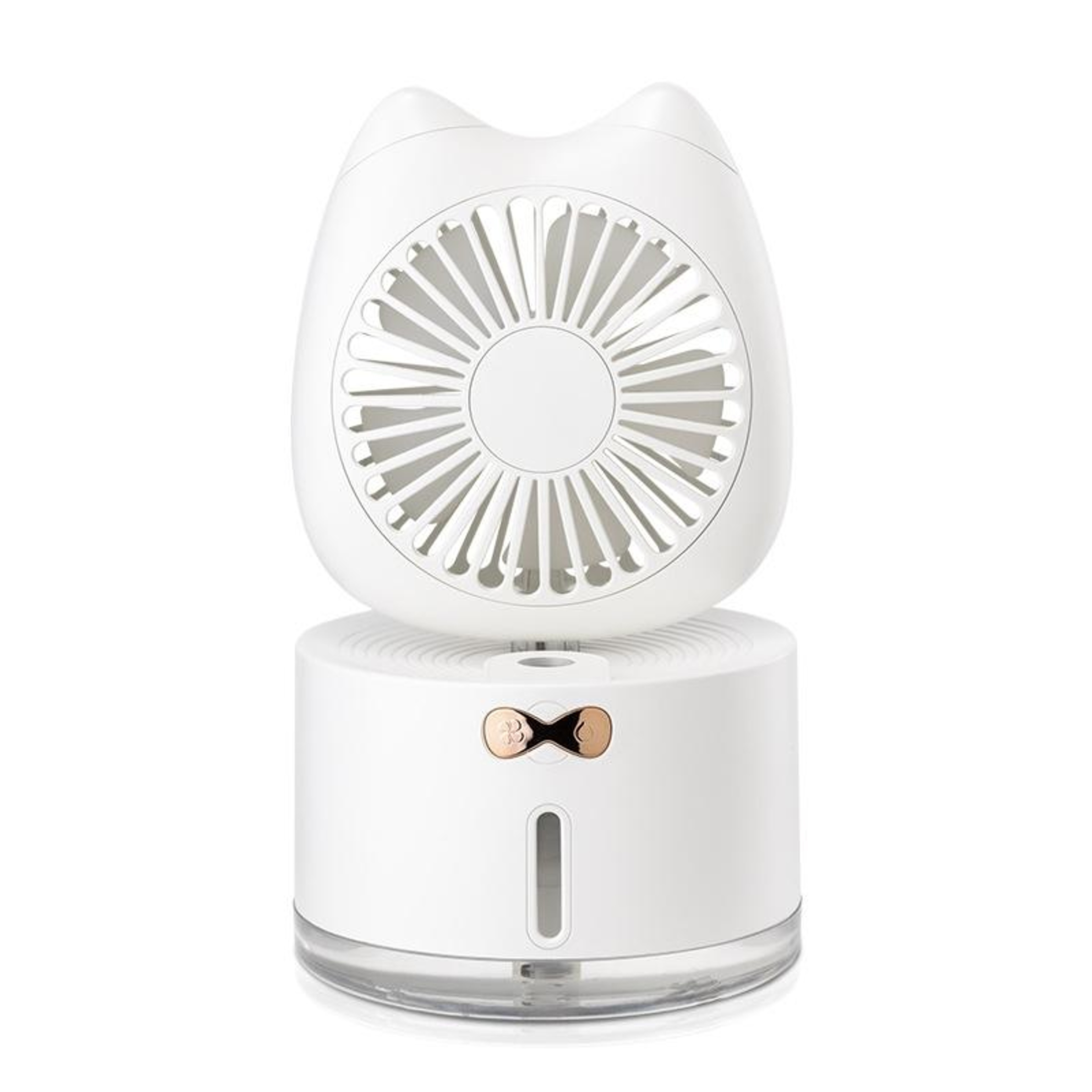 Cute Cat Portable Humidifier Fan With Rechargeable Desk Cooling System 9