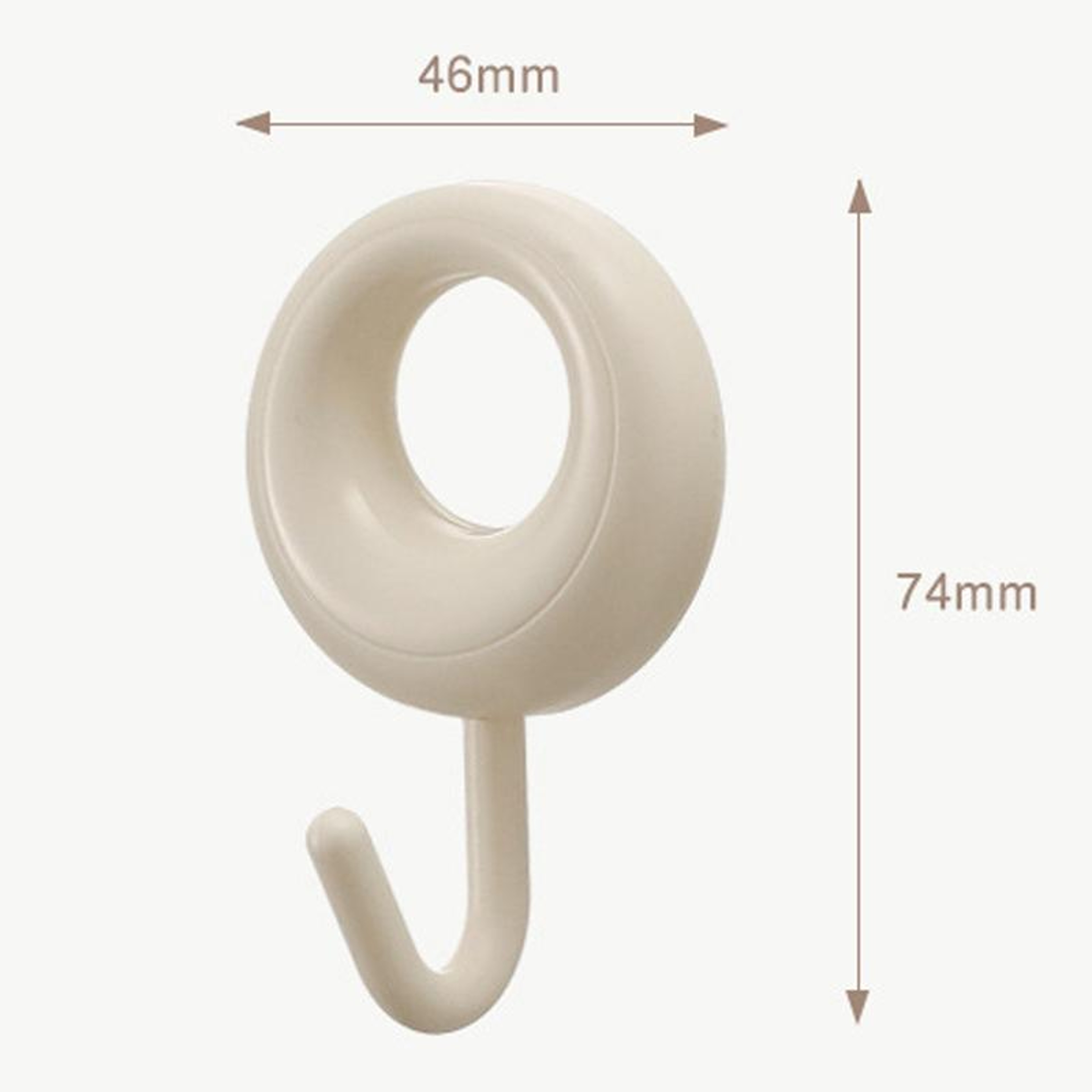 4 Pack Heavy Duty Adhesive Wall Hooks For Kitchen Bathroom  Home Organization 4