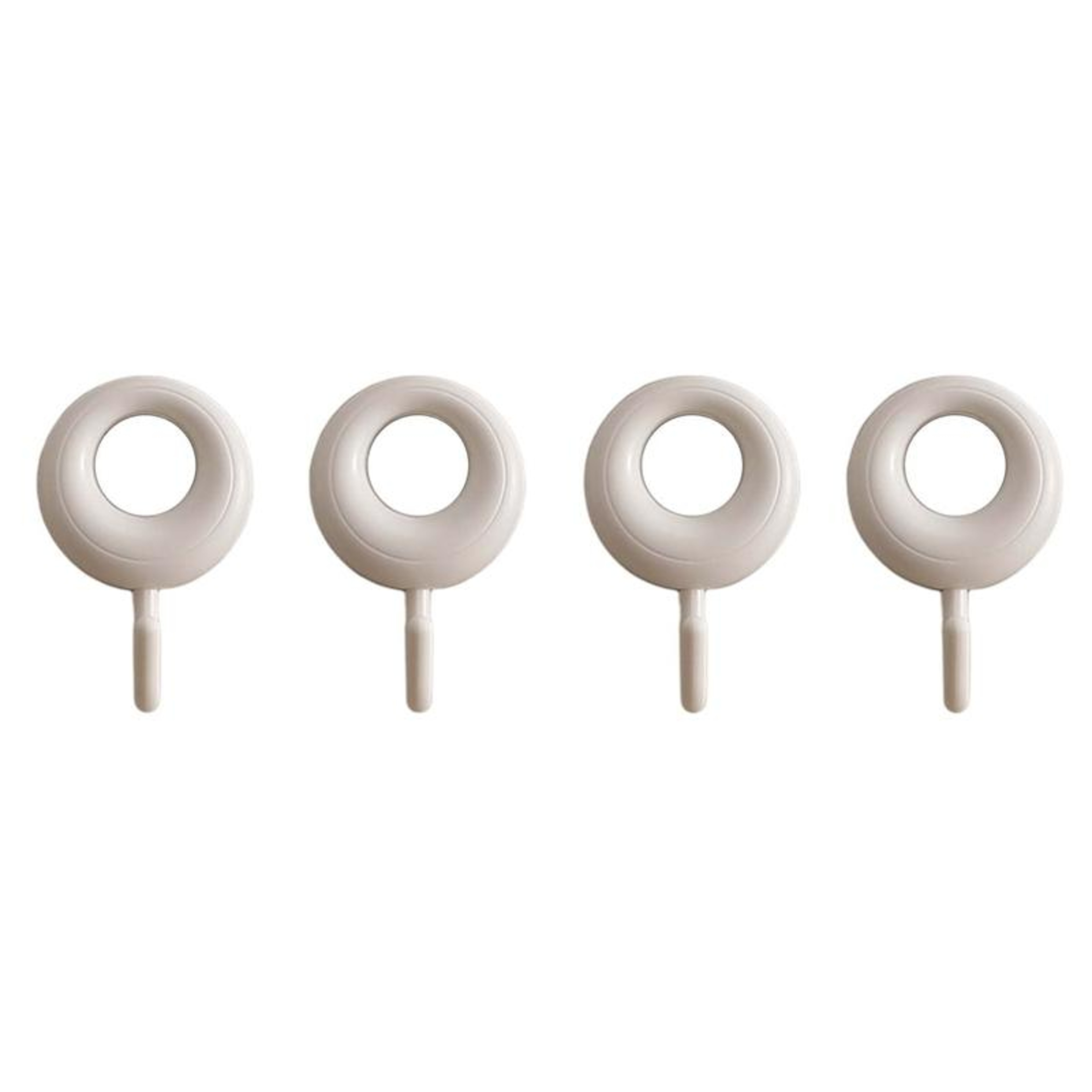 4 Pack Heavy Duty Adhesive Wall Hooks For Kitchen Bathroom  Home Organization 6