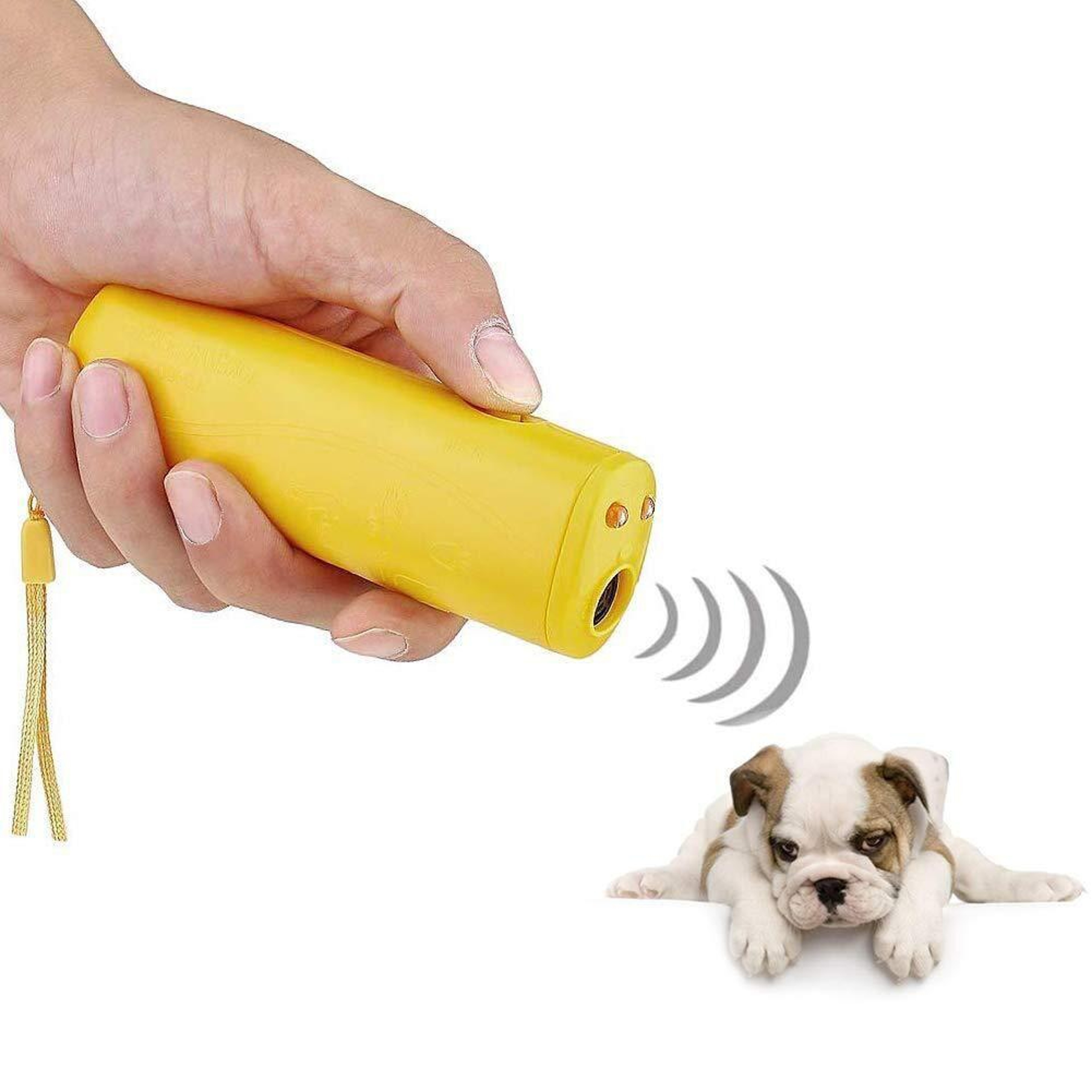 Ultrasonic Dog Repeller  LED Portable Dog Training Device For Bark Control 3