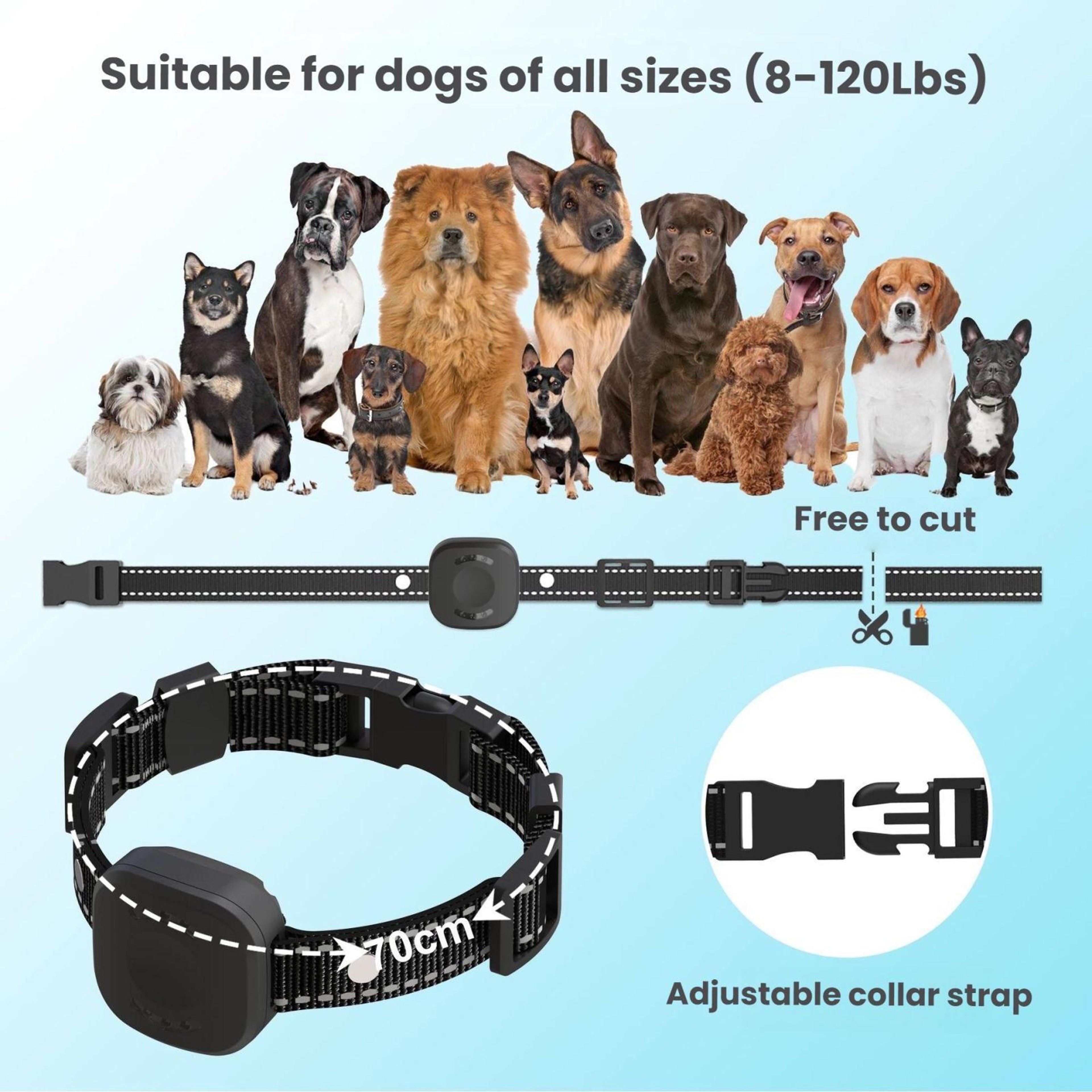 SafeBound Wireless Dog Fence  Smart Training Collar With 480m Remote Range 1