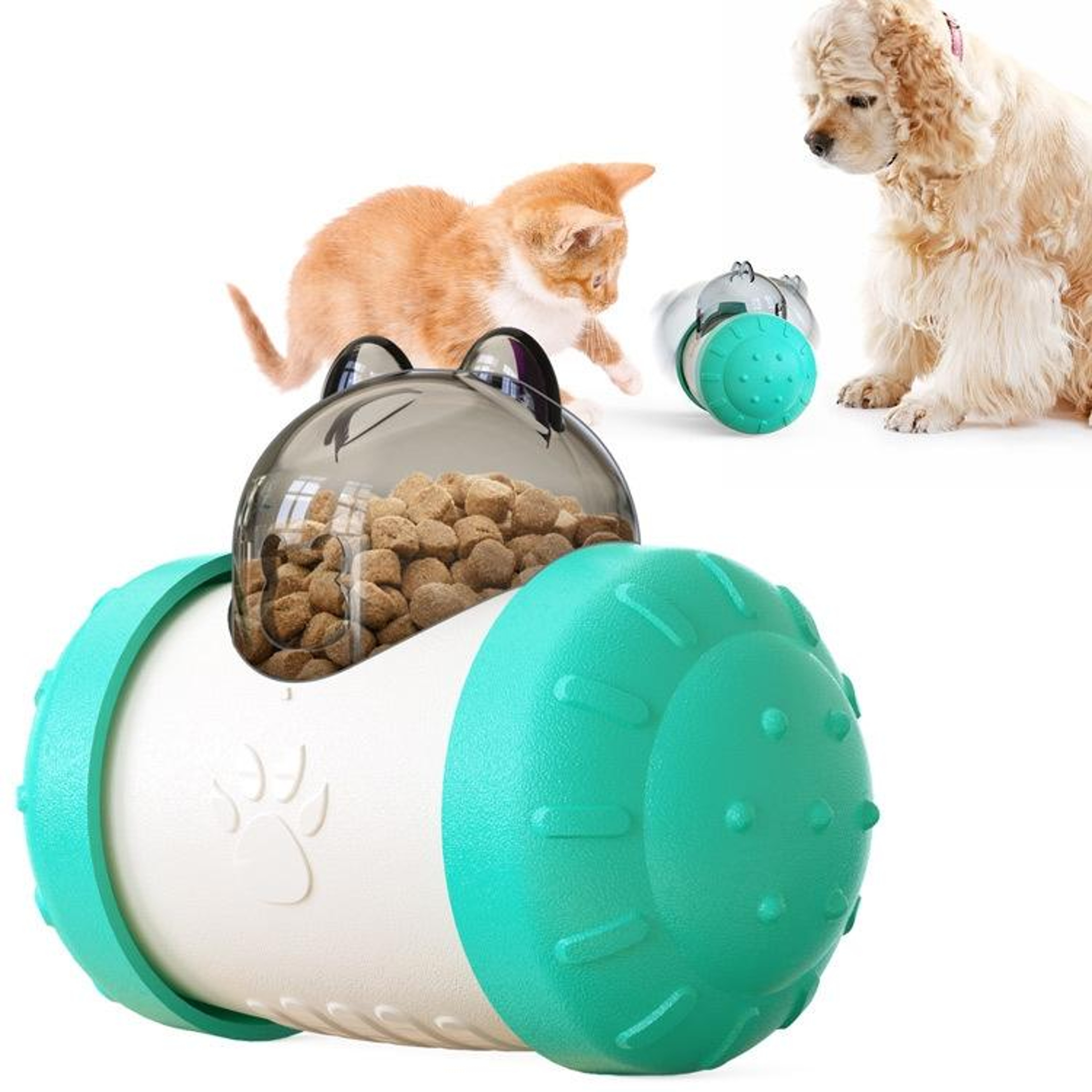 Interactive Bear Treat Dispensing Pet Toy For Cats  Dogs With Self Balancing Design 3