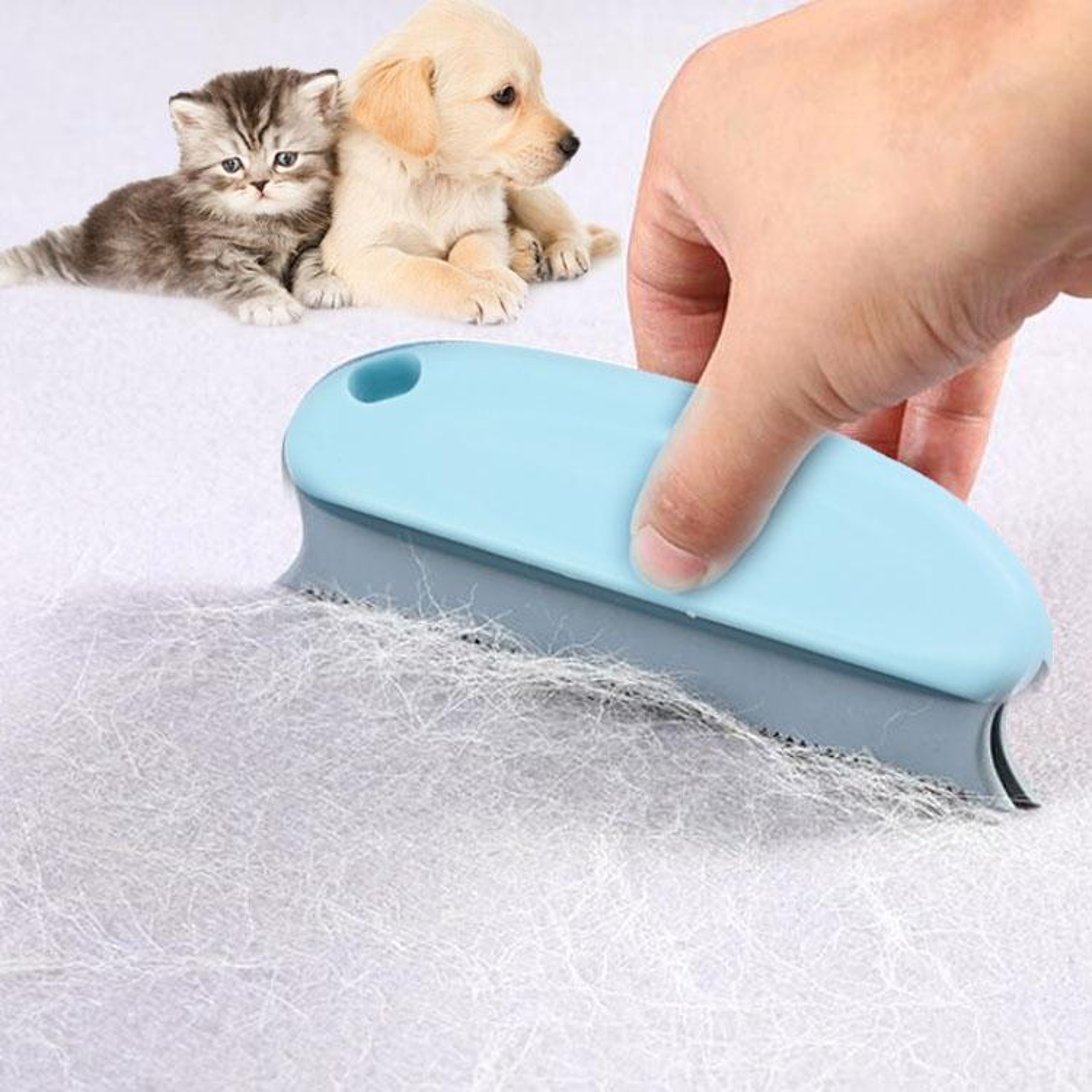 FurSweep Reusable Pet Hair Remover Brush For Furniture Clothes  Pet Fur Cleaning 3