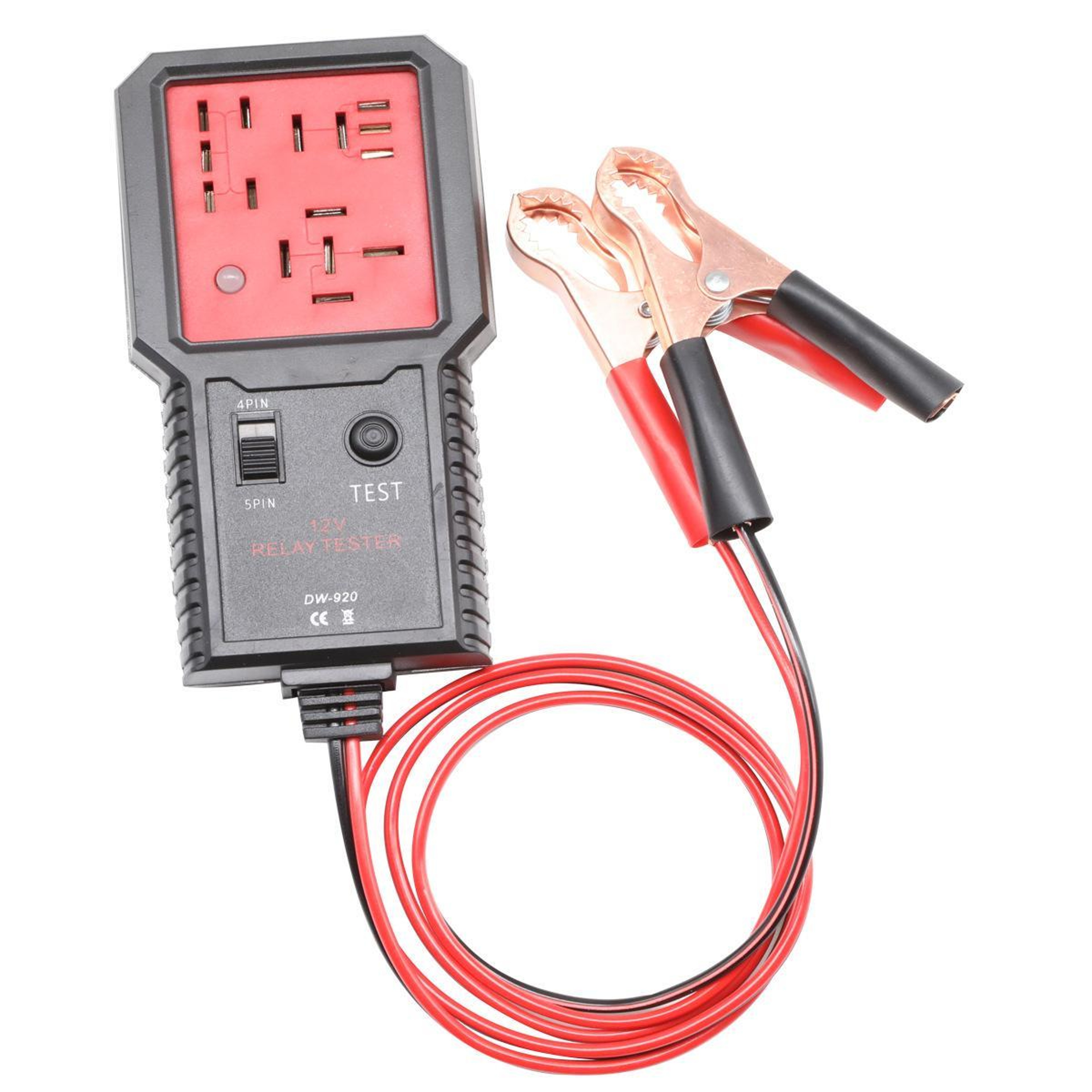 12V Universal Automotive Relay Tester For 4 Pin  5 Pin Relays Diagnostic Tool 0