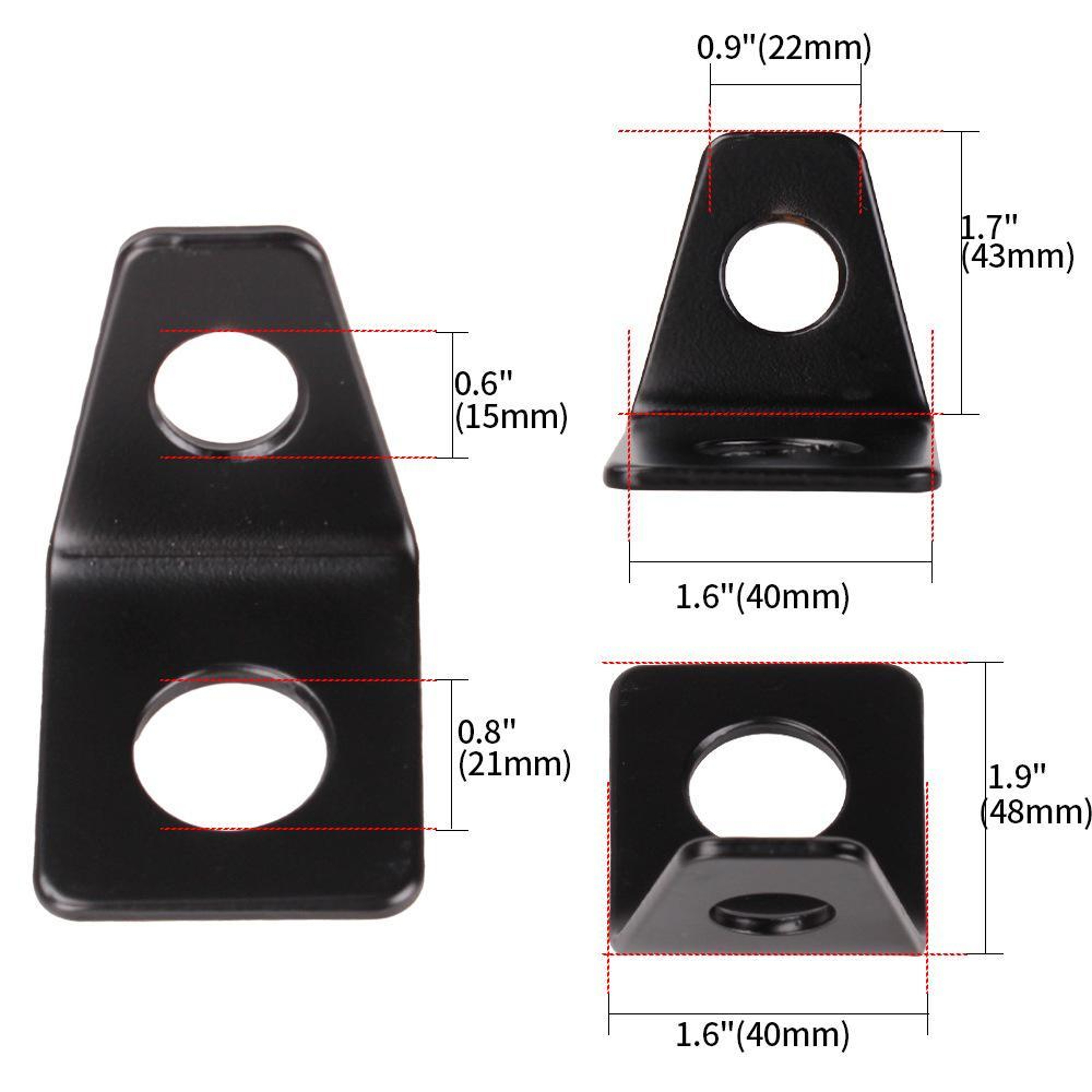 Heavy Duty Seat Belt Anchor Bracket Kit for Car Seat Belt Installation & Repair – view 3