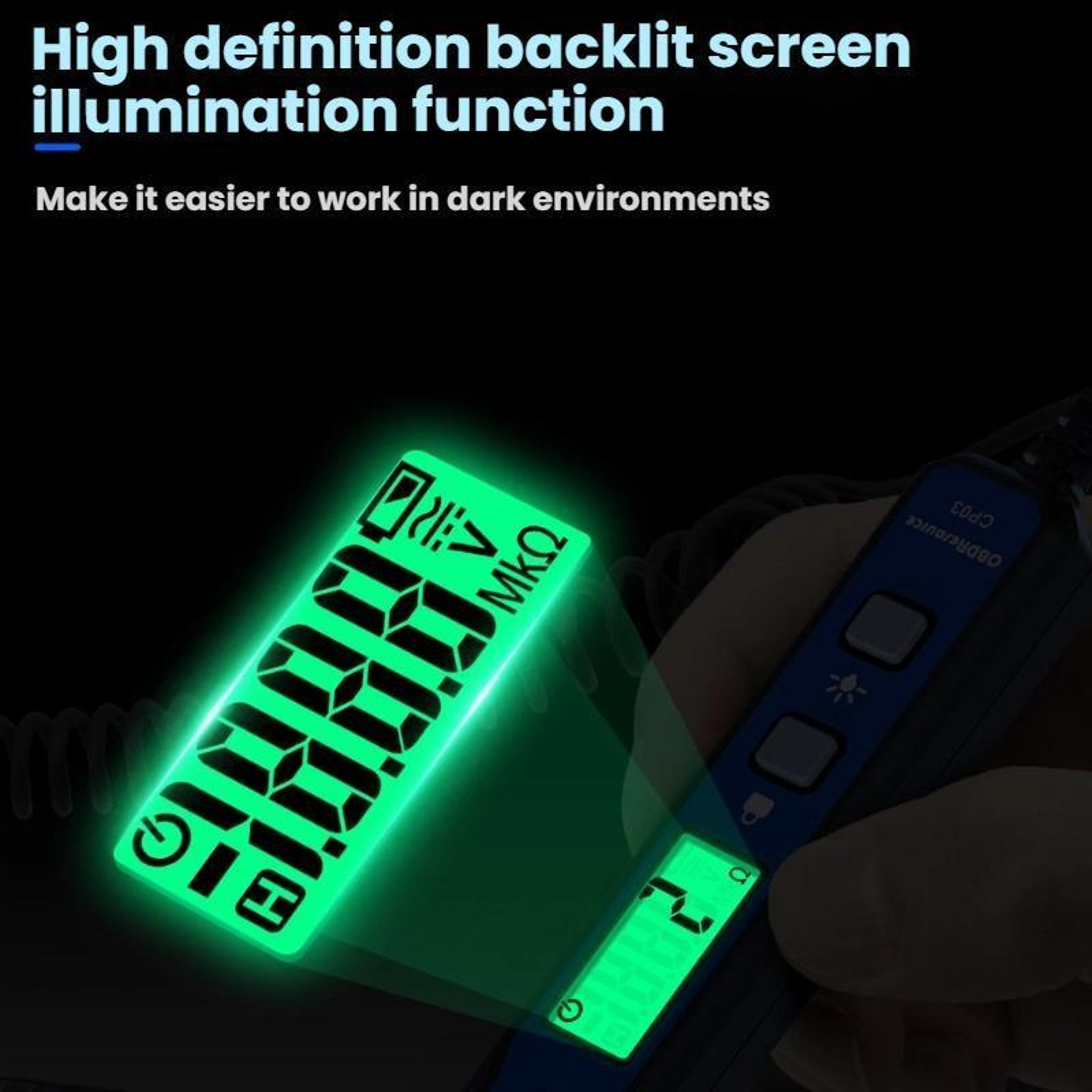 OBDResource Smart Automotive Circuit Tester 08 100V Digital Voltage  Resistance Diagnostic Probe 8