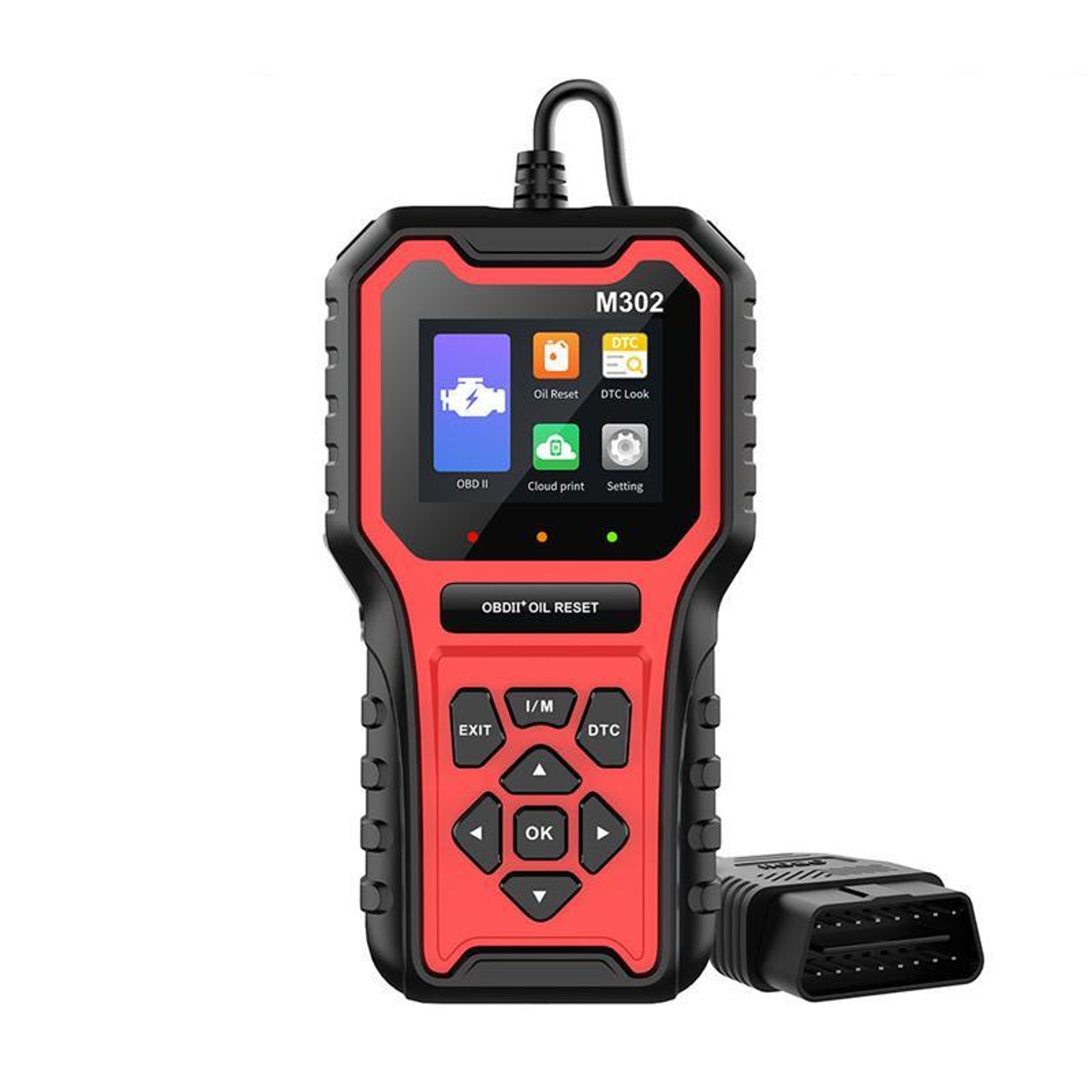 M302 OBD2 Oil Reset Tool  Car Diagnostic Scanner For Maintenance Light Reset 0