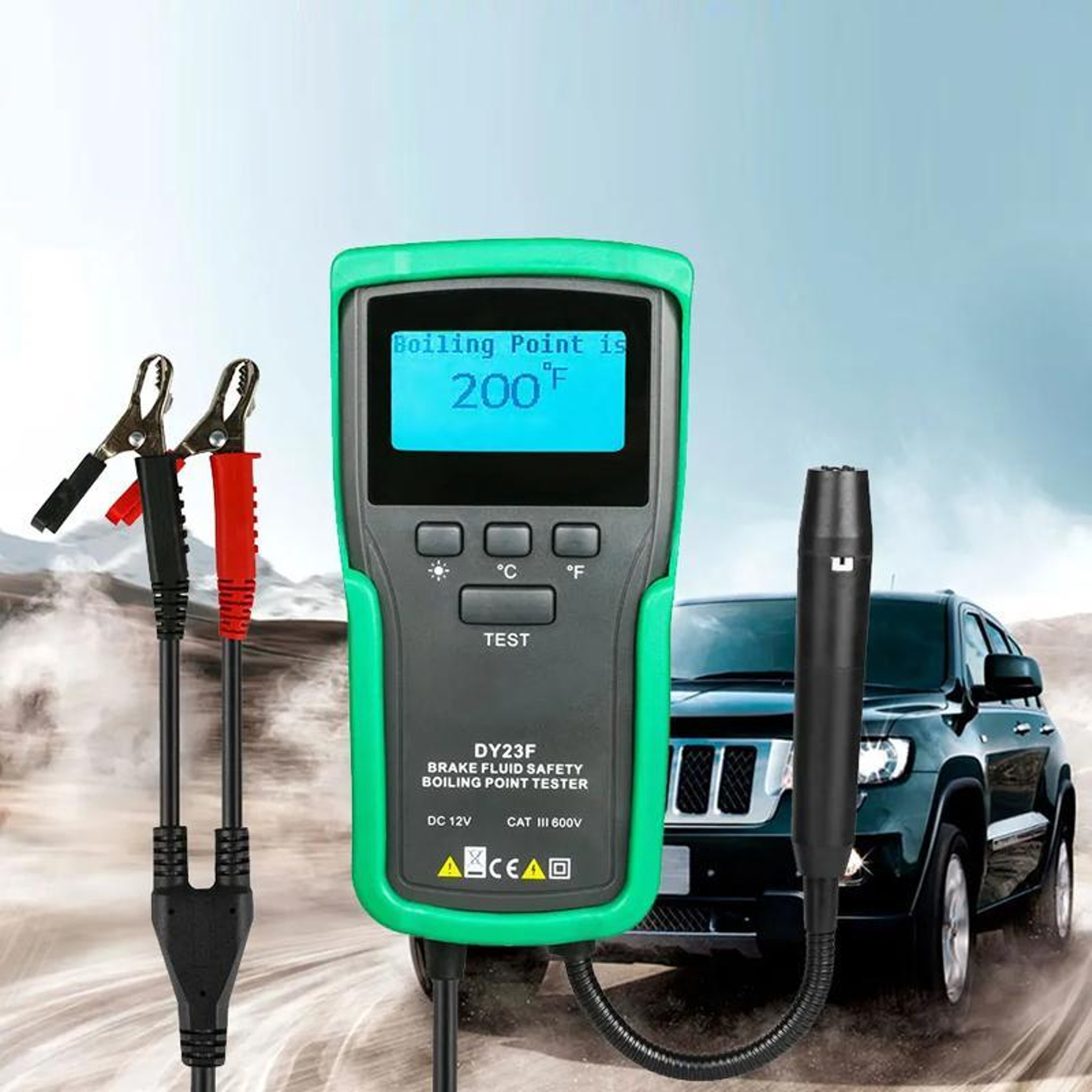DUOYI Digital Brake Fluid Tester  Boiling Point Analyzer For DOT3 DOT4 DOT5 Brake Systems 0