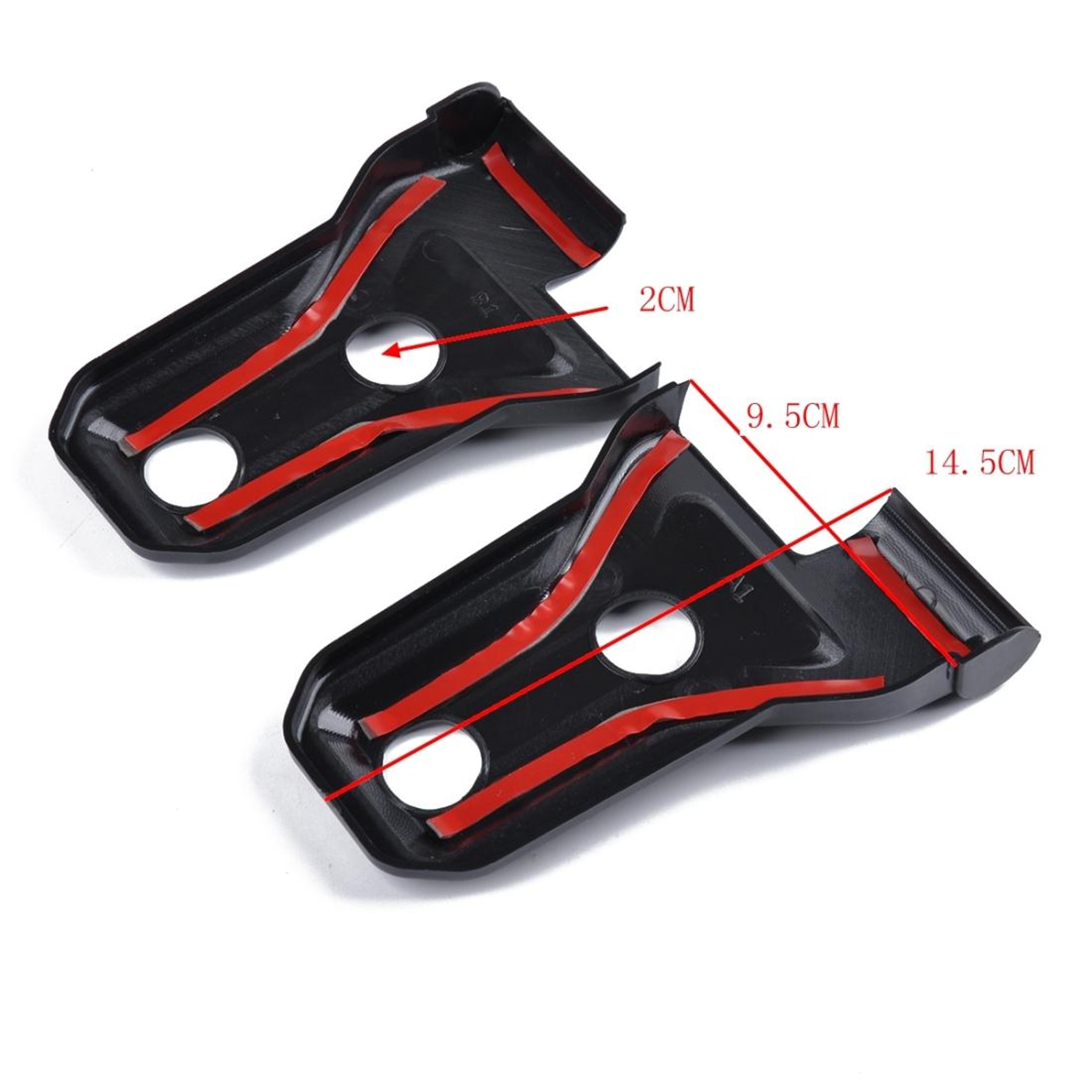 Jeep Wrangler JL Door Hinge Covers 8 Piece ABS Protector Trim Set For 4 Door Models 4