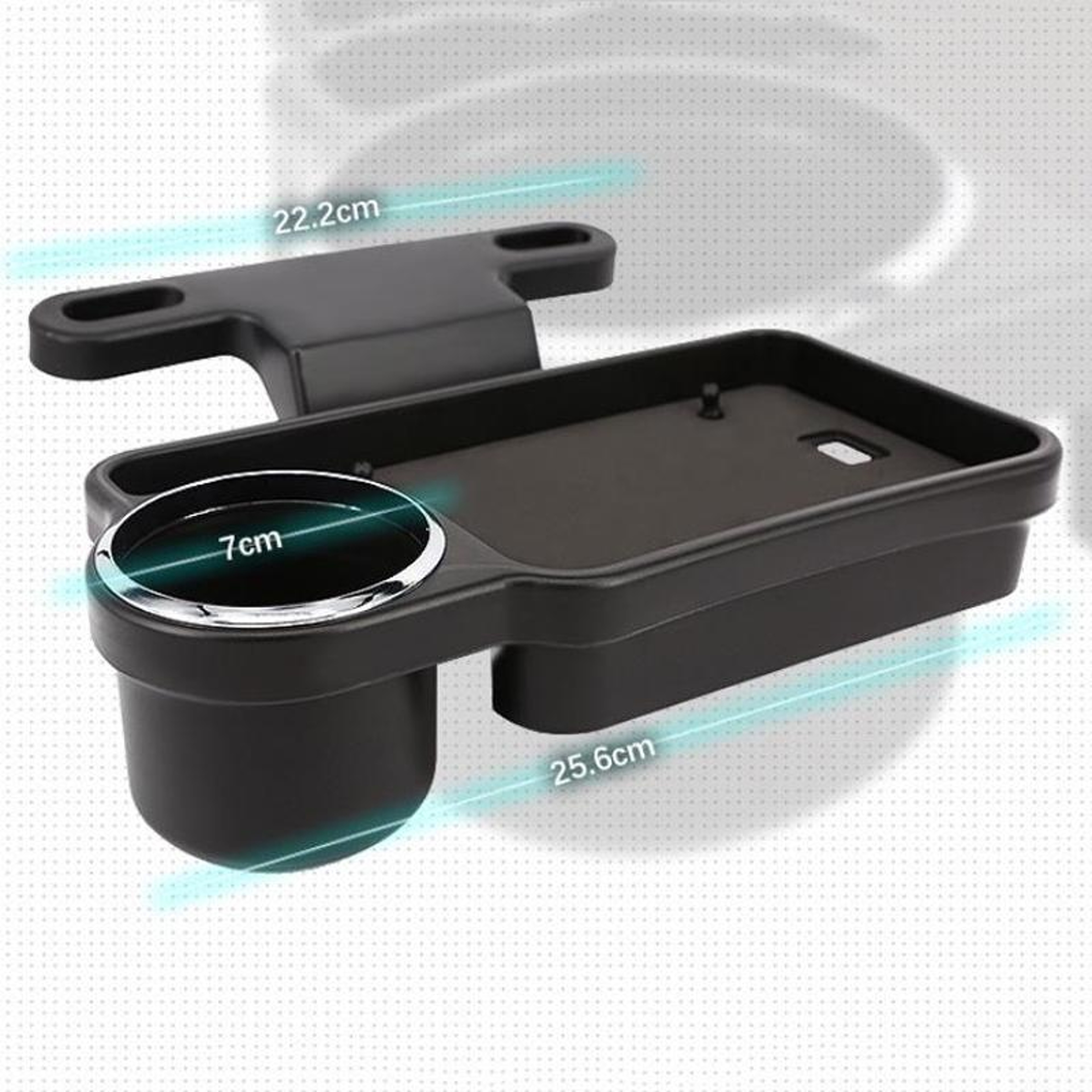 Back Seat Car Cup Holder Tray  Organizer Foldable Drink Holder For Rear Seat Convenience 4