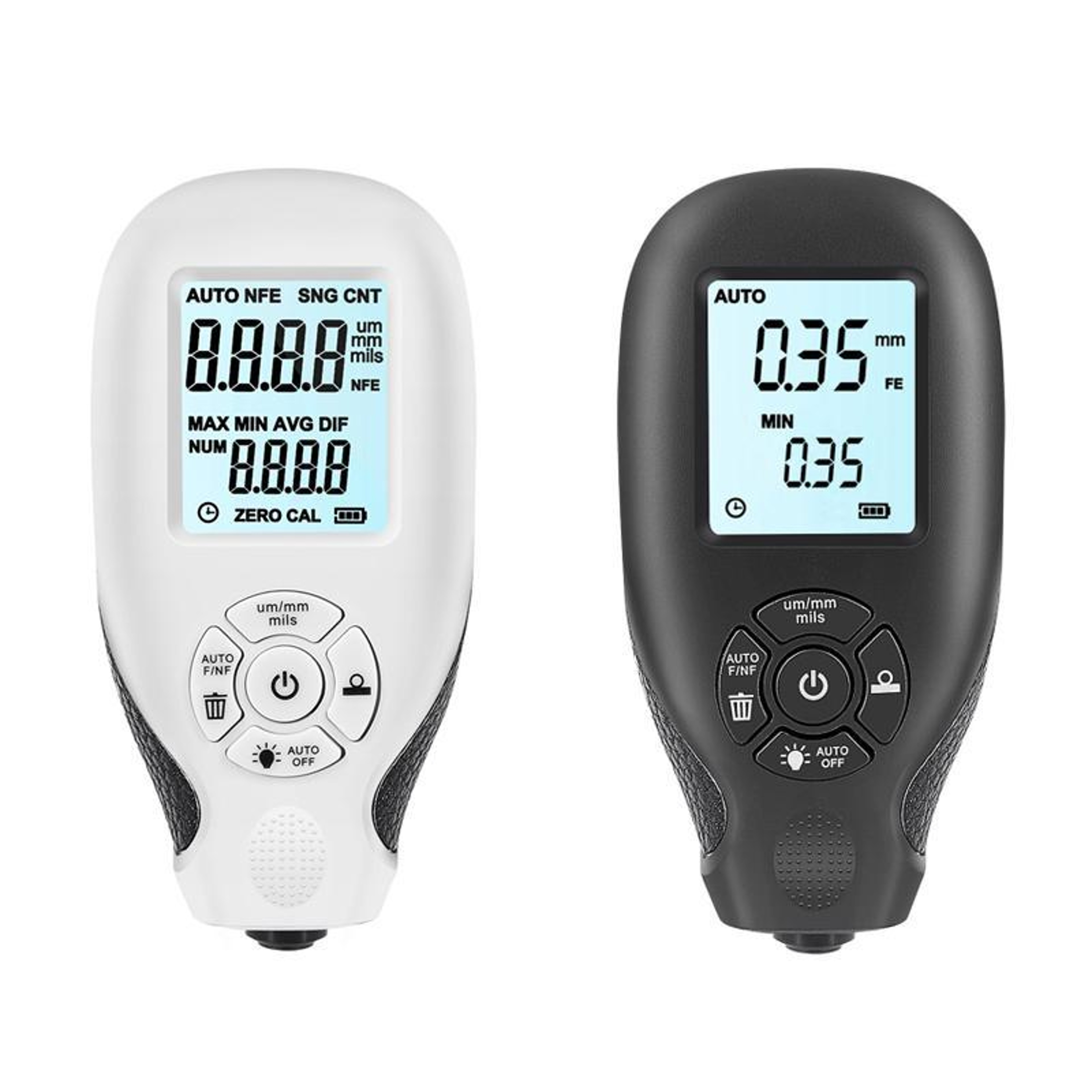 Precision Auto Paint Thickness Gauge With Backlit Display  Multi Point Calibration 2