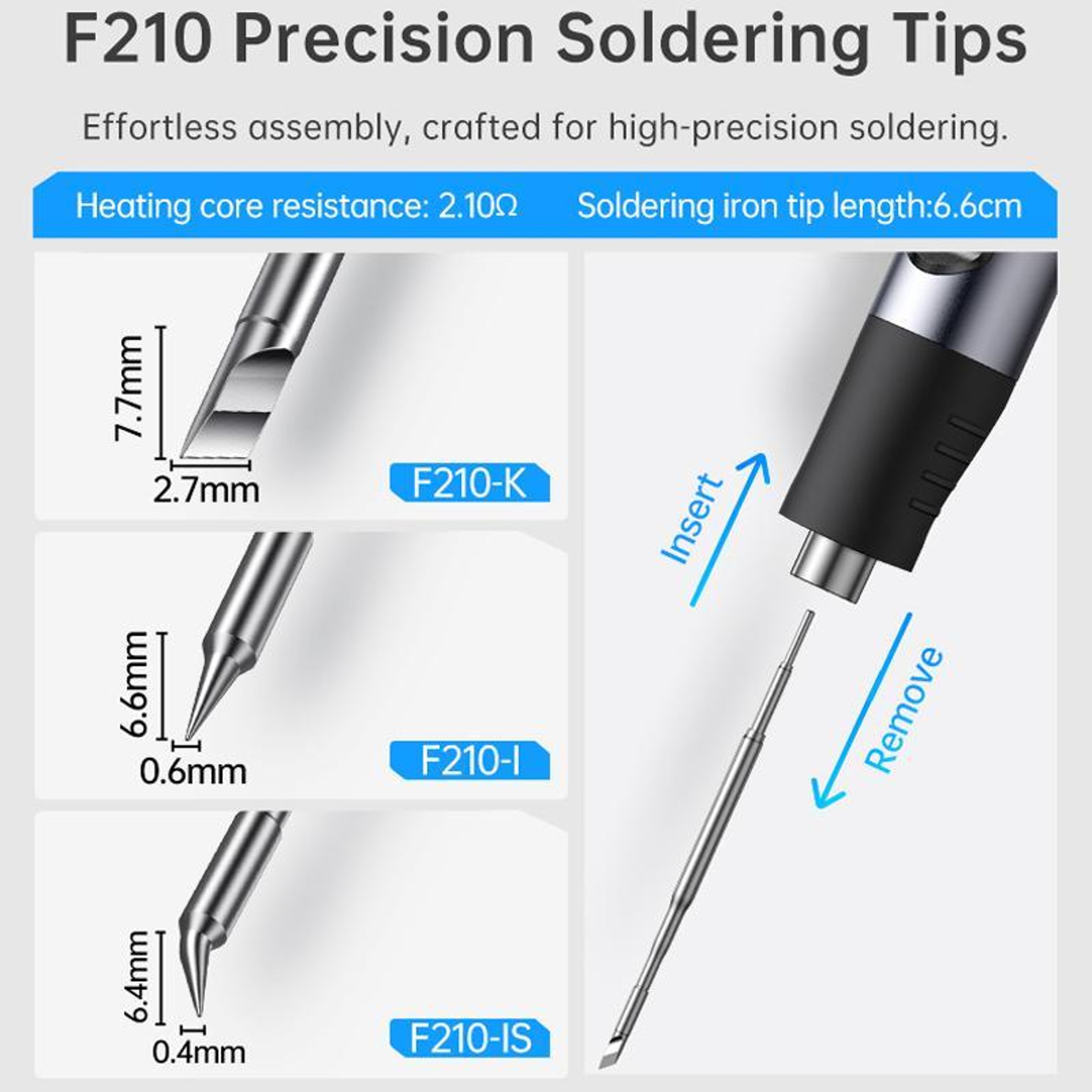 FNIRSI HS 03 Cordless Digital Soldering Iron Kit With PID Temperature Control  Precision F210 Tips 7