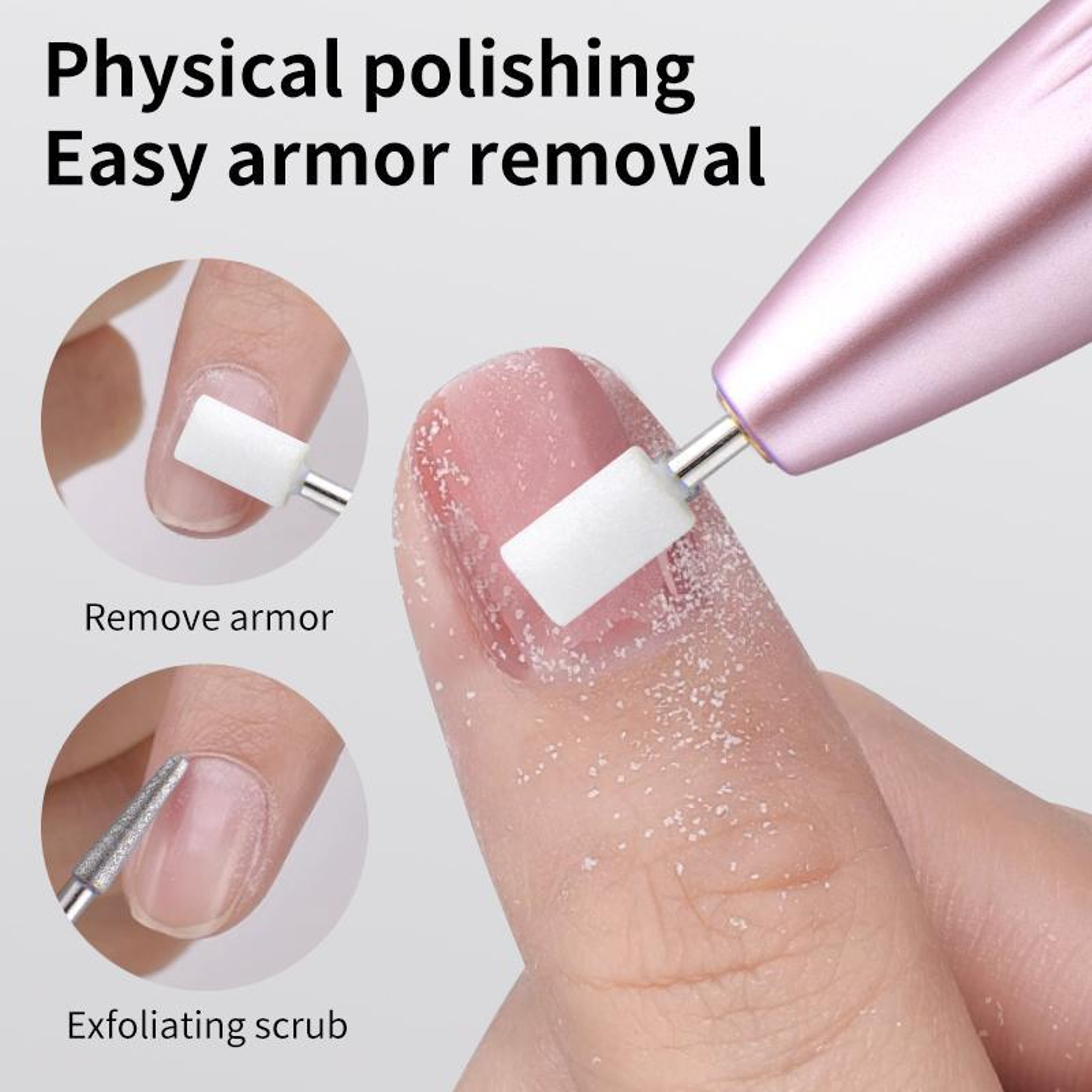 Portable Nail Drill Machine With Digital Display  9 Speed Rechargeable Nail File 4