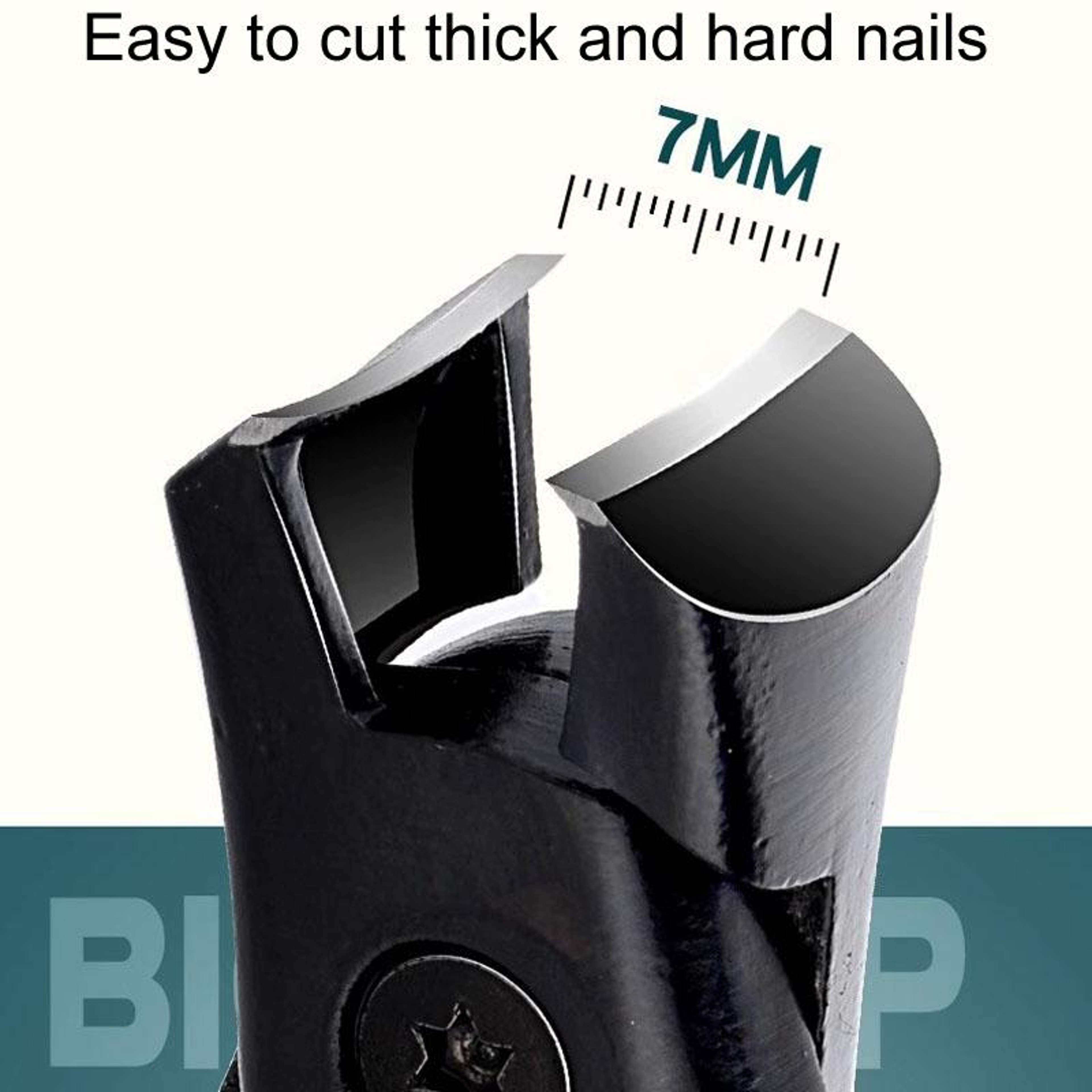 Large Opening Stainless Steel Nail Clipper For Thick Nails With Anti Splash Catcher 2