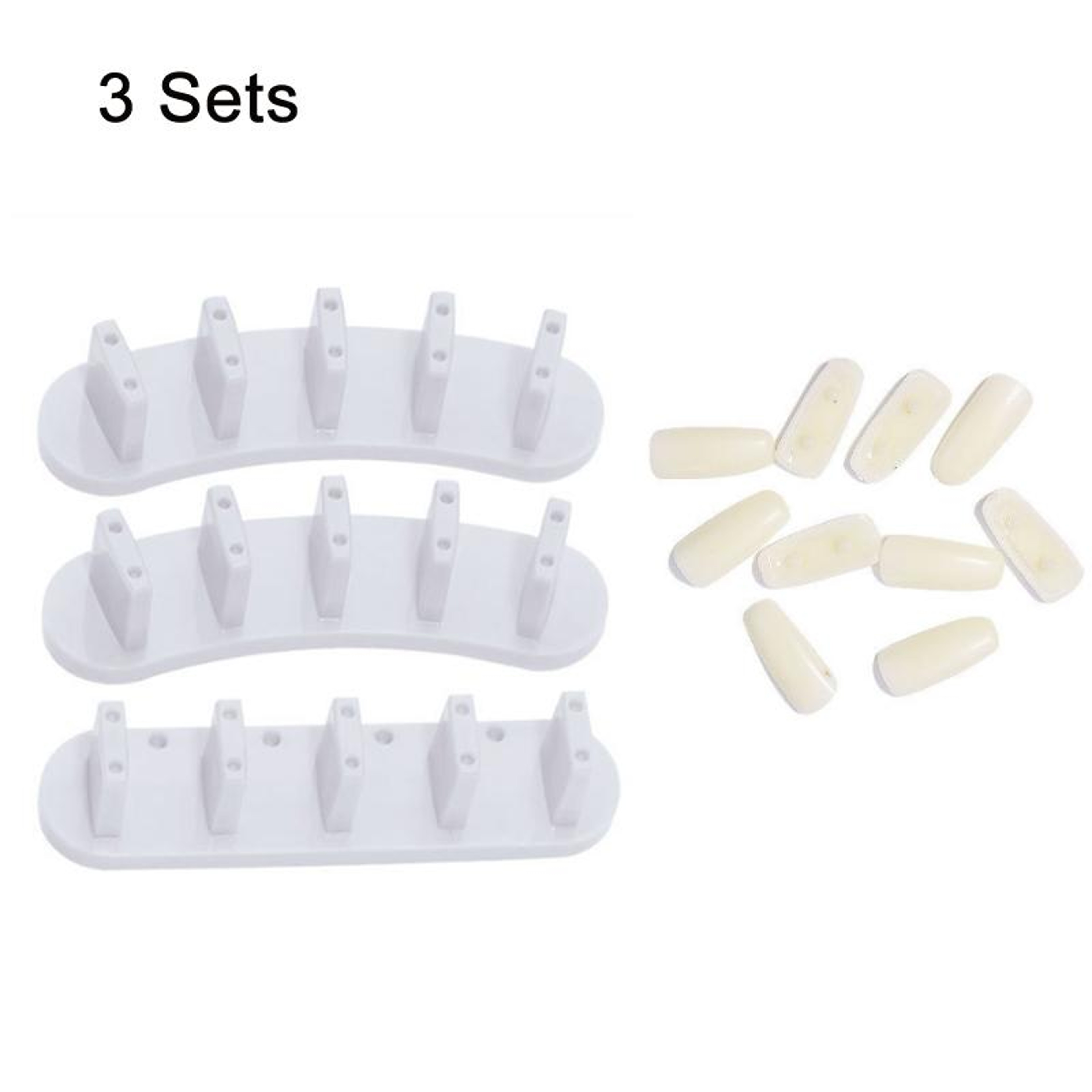 Professional Nail Practice Stand  Nail Display Stand Set With 30 Detachable Tips 1