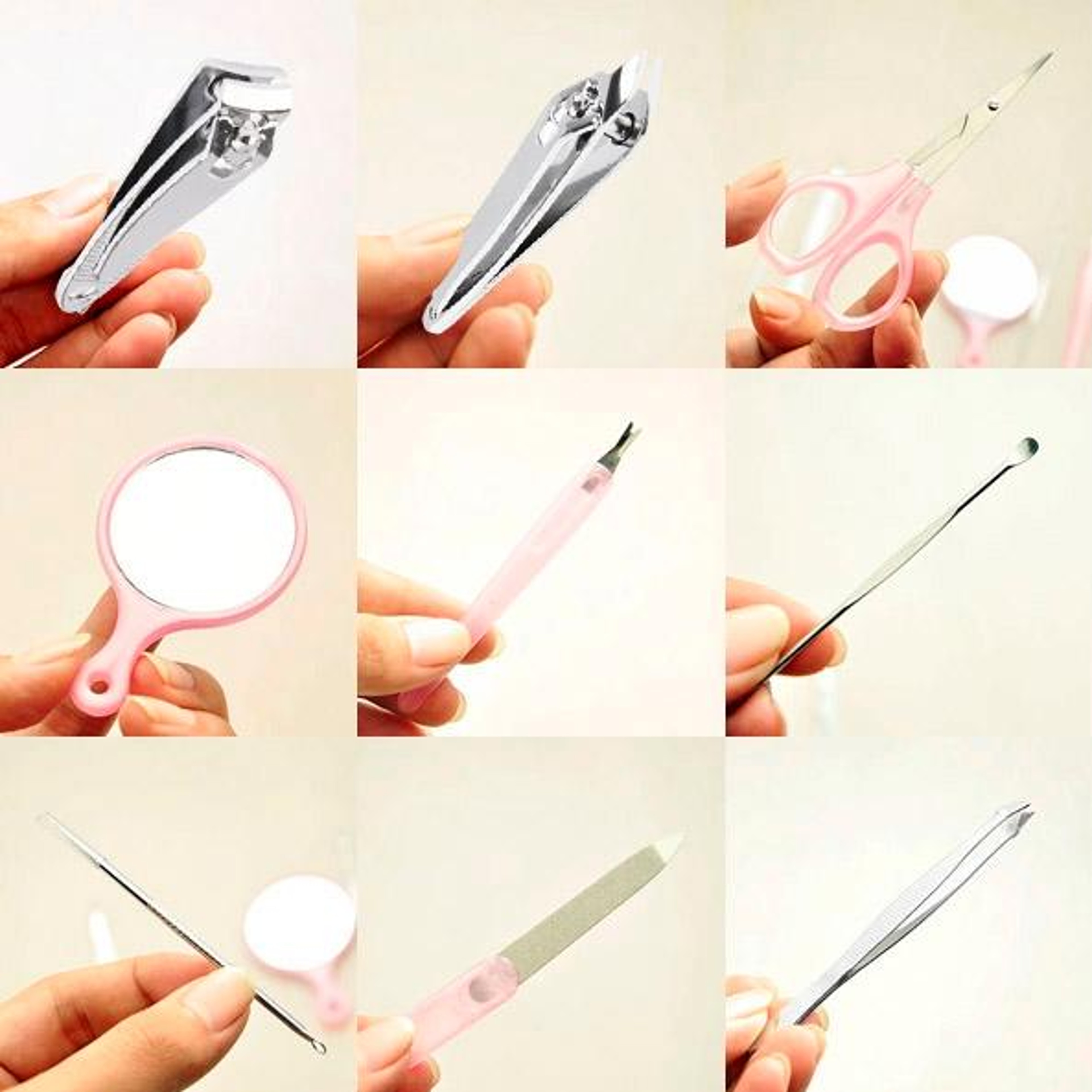AppleCare 10 In 1 Manicure  Pedicure Kit Travel Nail Grooming Set 3