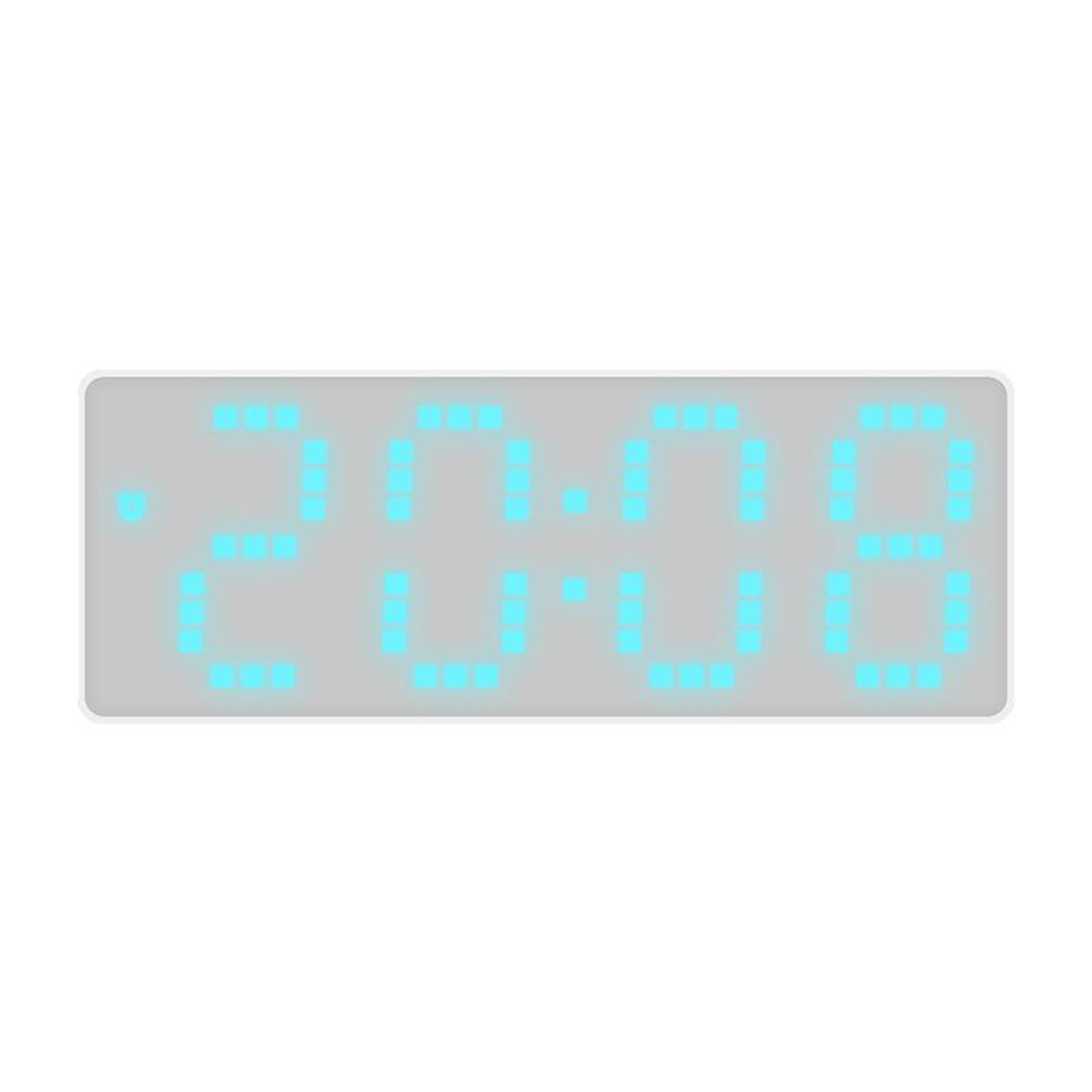Smart Voice Control LED Digital Alarm Clock With Temperature Display  USB Power 1