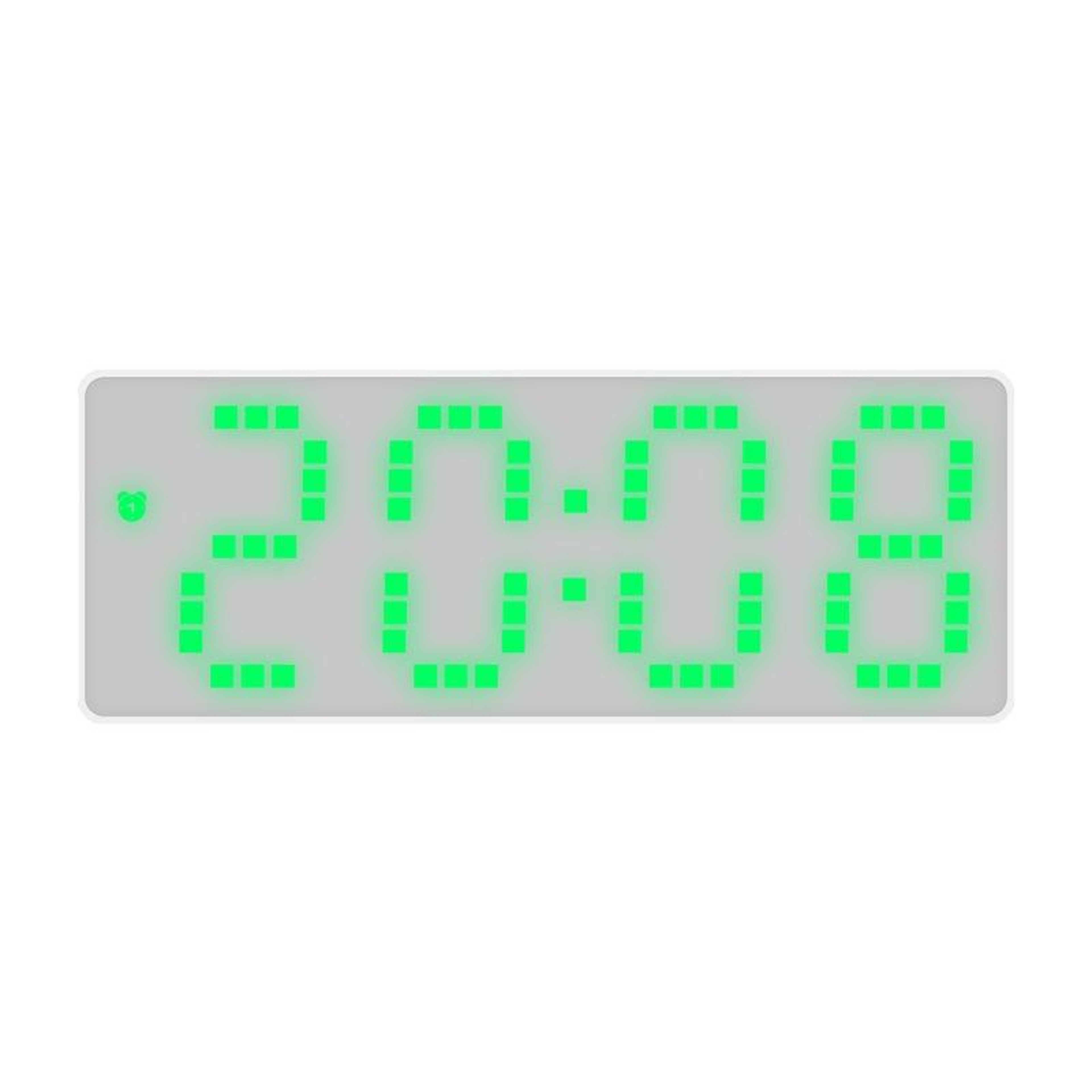 Smart Voice Control LED Digital Alarm Clock With Temperature Display  USB Power 9