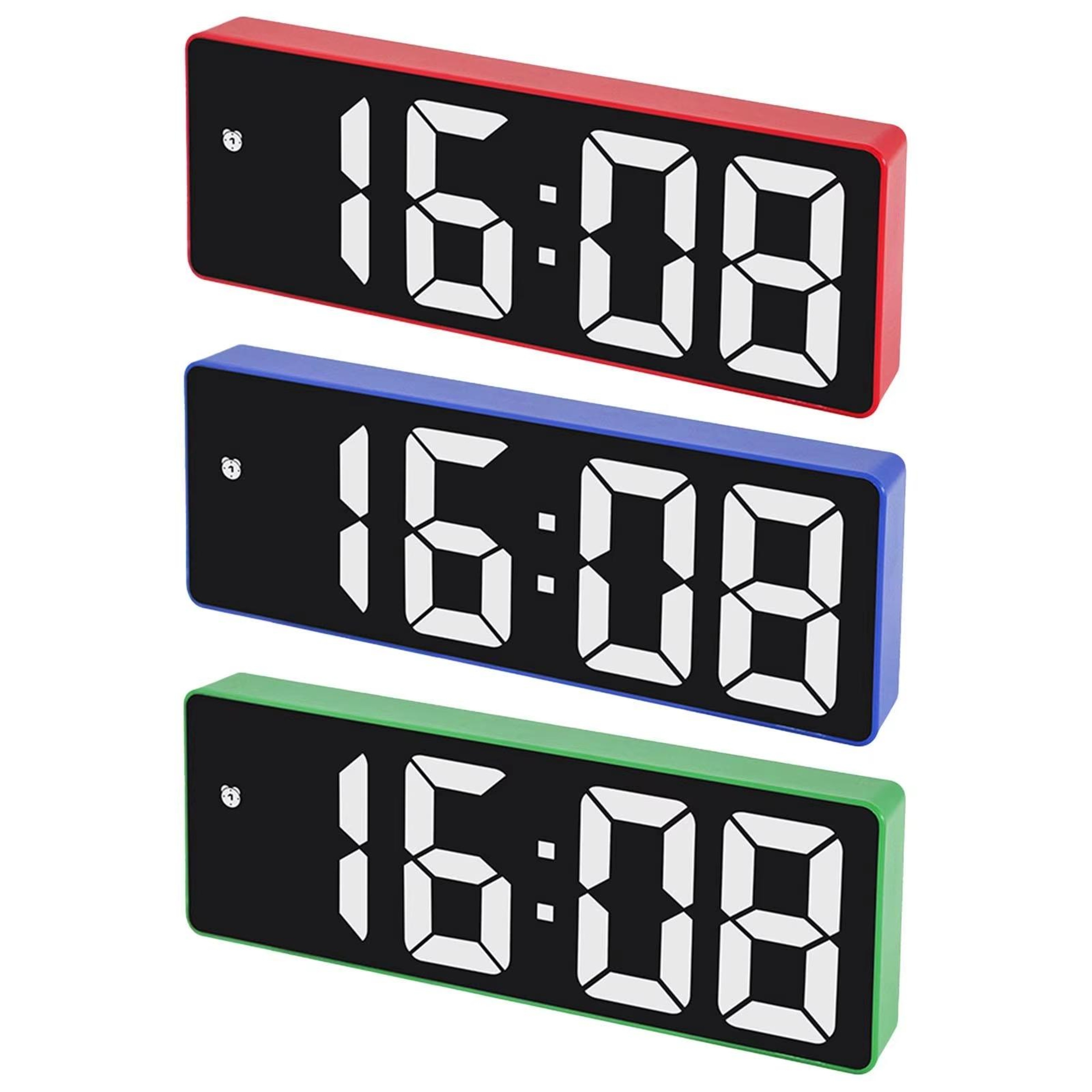 Smart LED Digital Alarm Clock With Auto Dimming Voice Control  Snooze Function 1