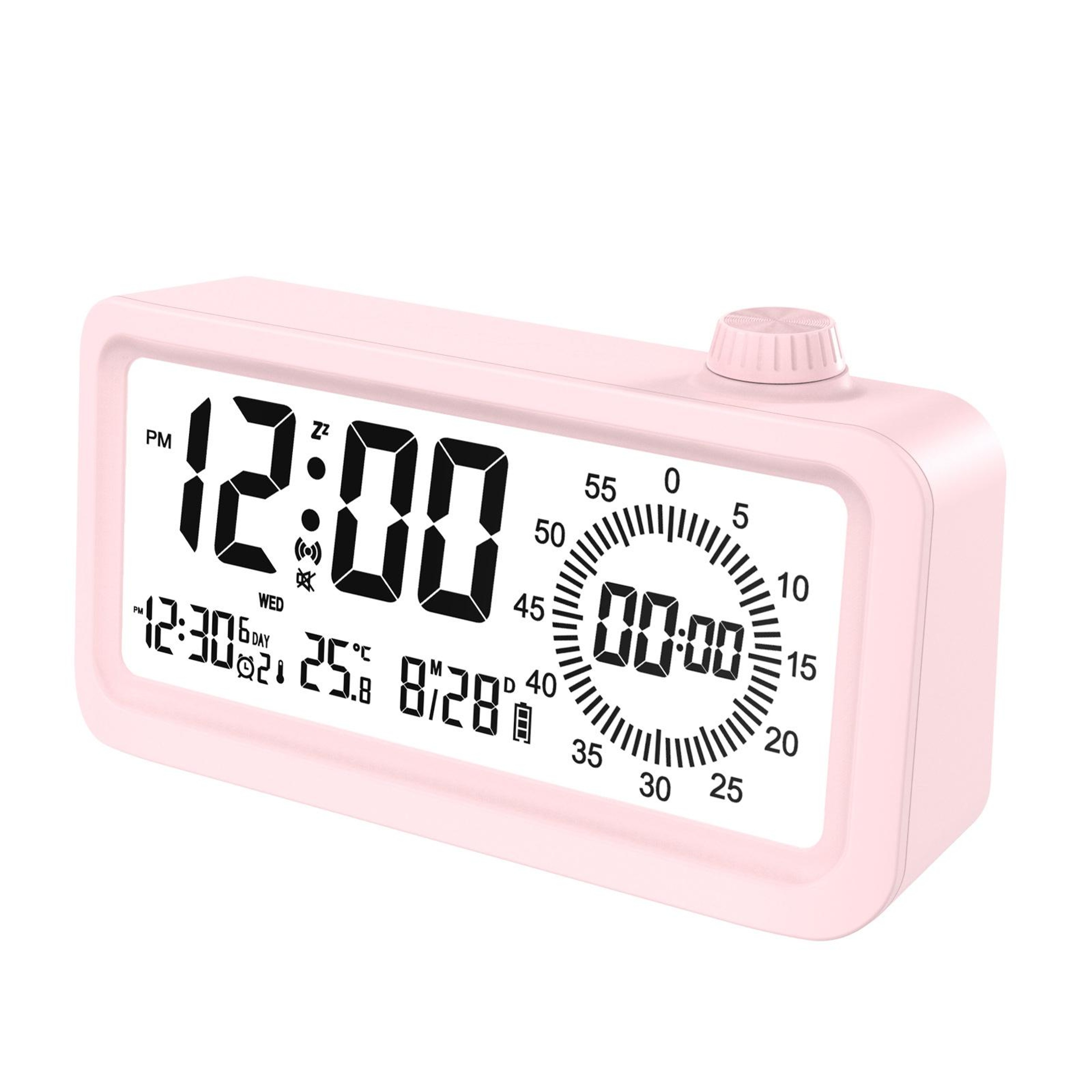 Visual Countdown Alarm Clock With LCD Display Timer  Temperature Monitor 0