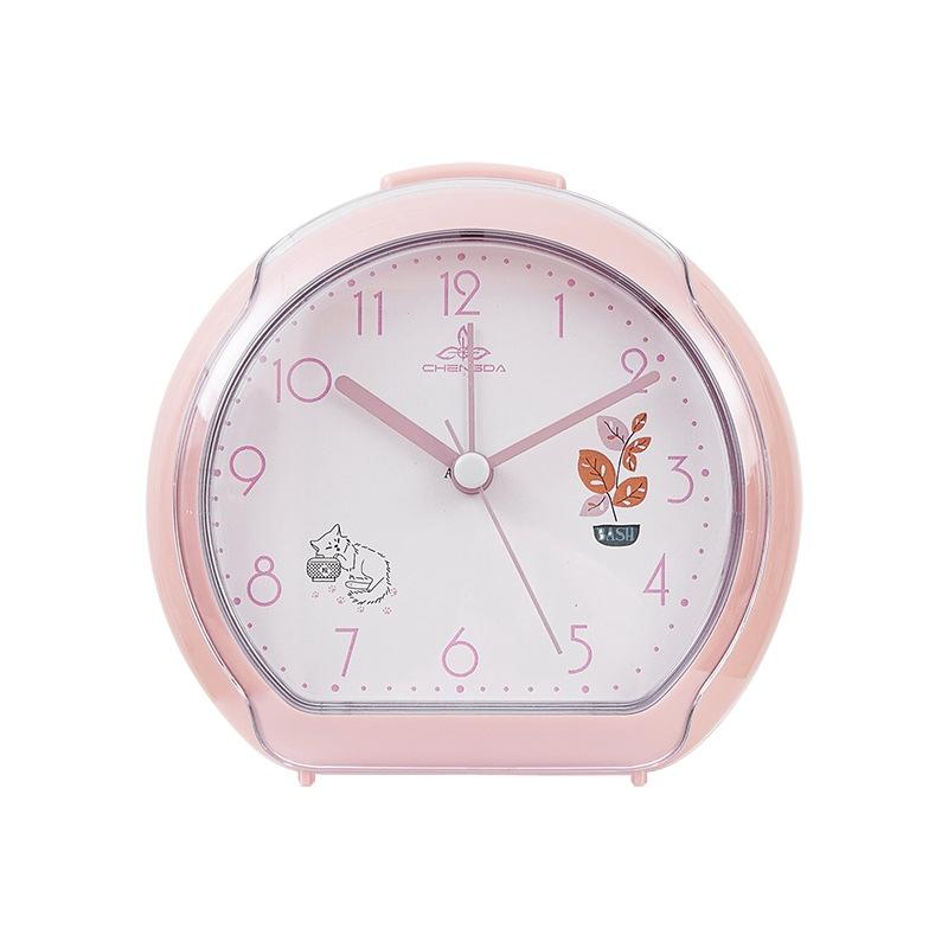 Kids Night Light Alarm Clock Cute Bedside Analog Clock For Childrens Bedroom 5