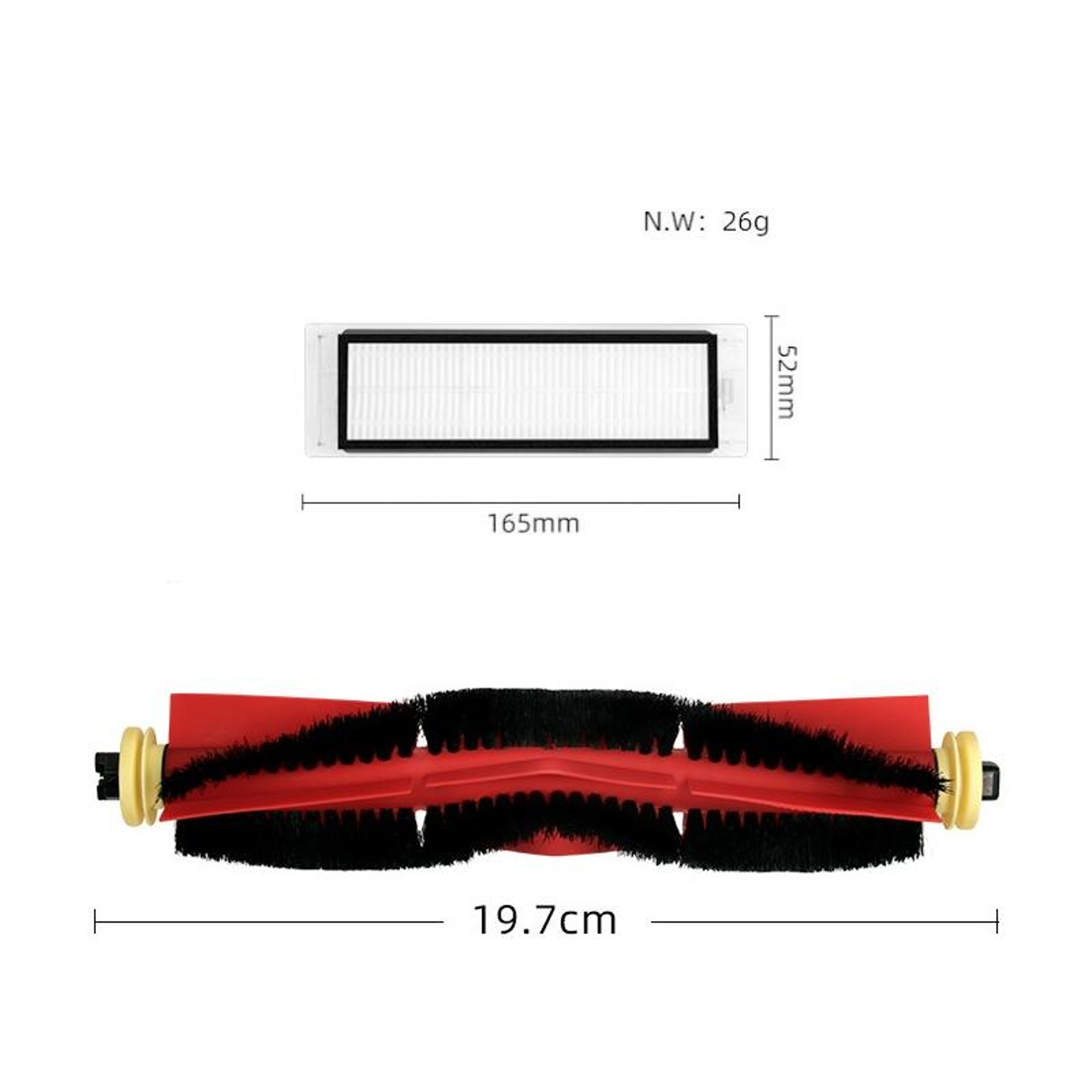 Roborock Replacement Accessories Kit 6 in 1 for S5 Max, S6 Pure & E Series Robot Vacuums – view 2