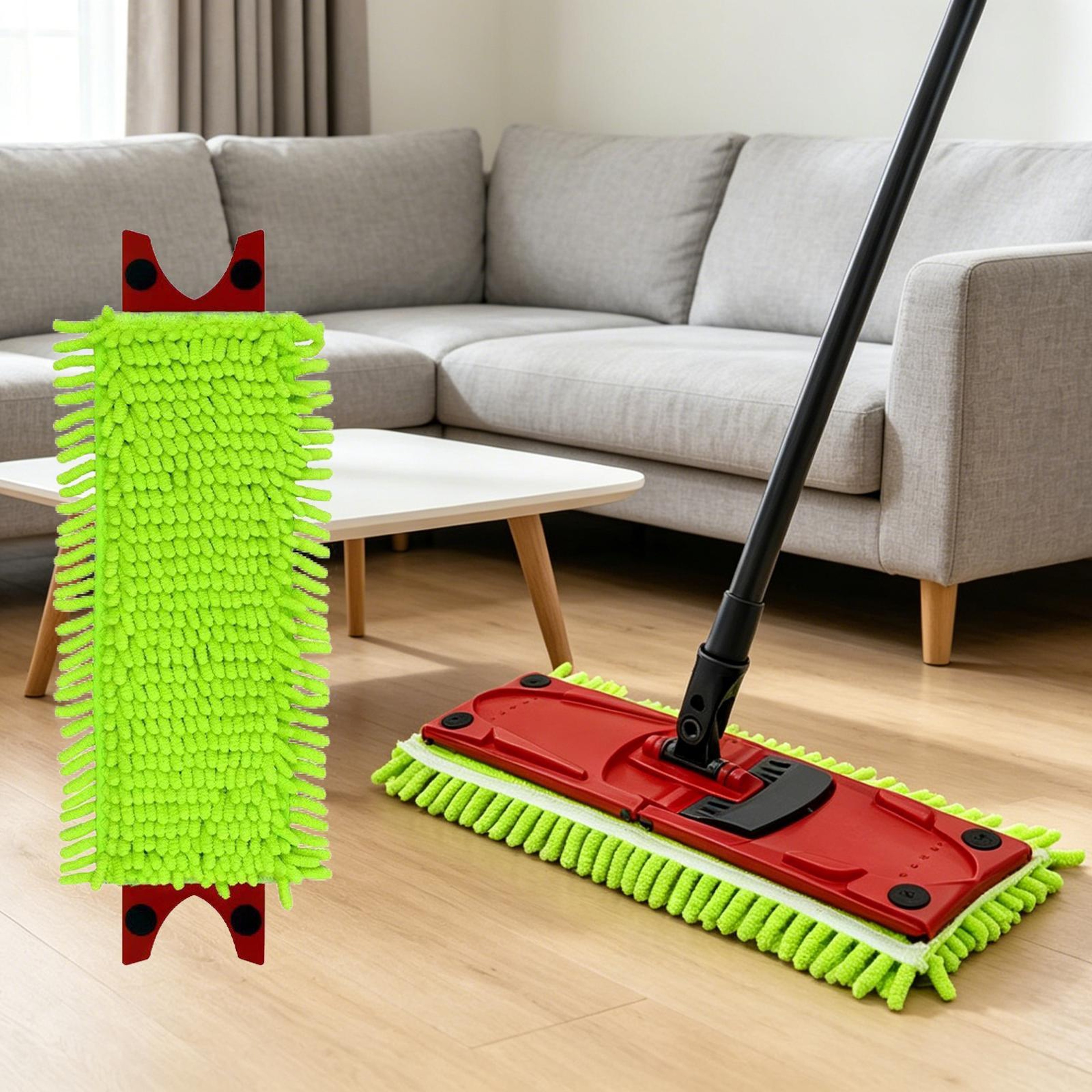 Ultra Absorb Chenille Mop Refill Pad For Vileda UltraMax  UltraMax Turbo Wet Dry Cleaning Head 0