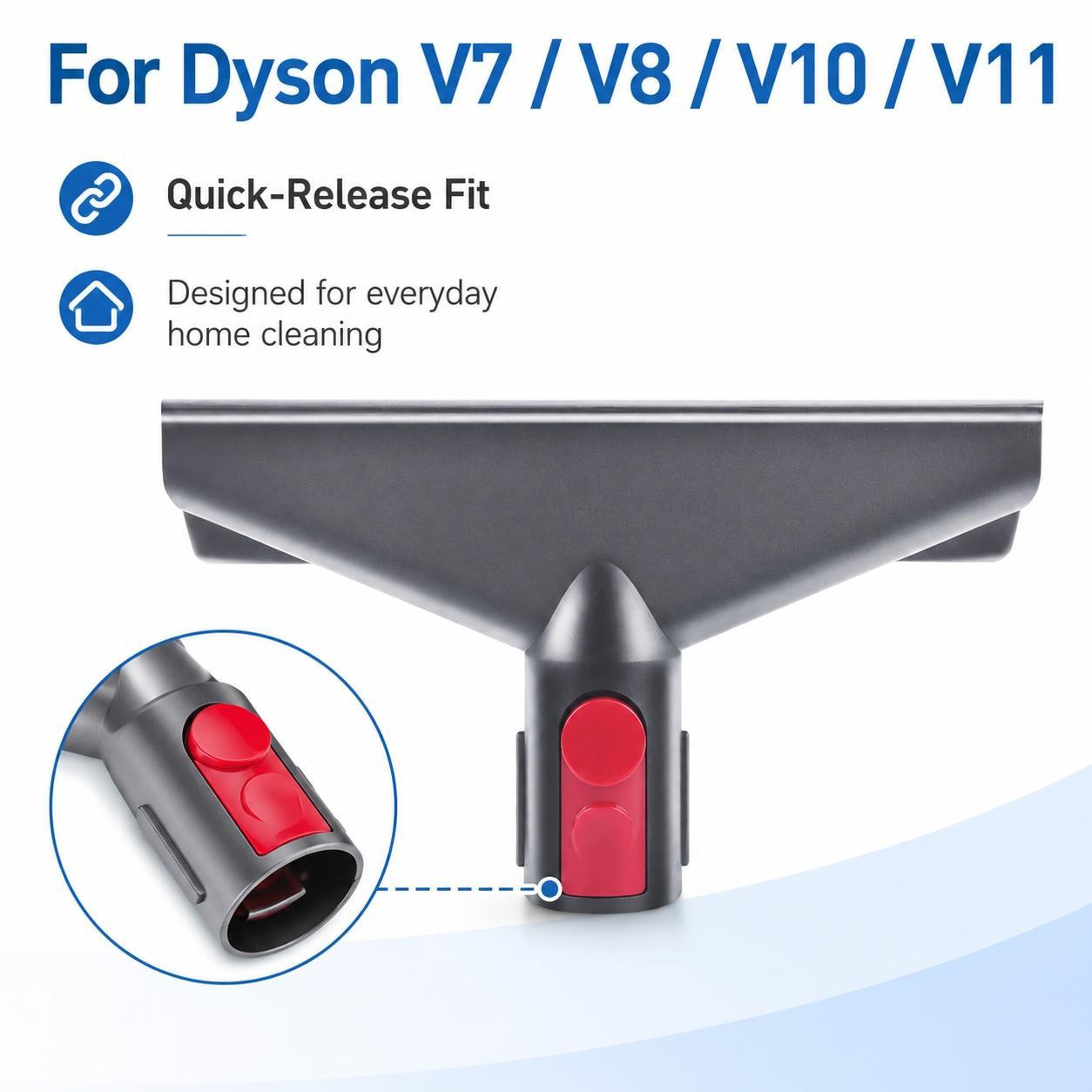 Dyson Wide Flat Nozzle Mattress Brush Head For V7 V8 V10 V11 Vacuum Cleaners 1