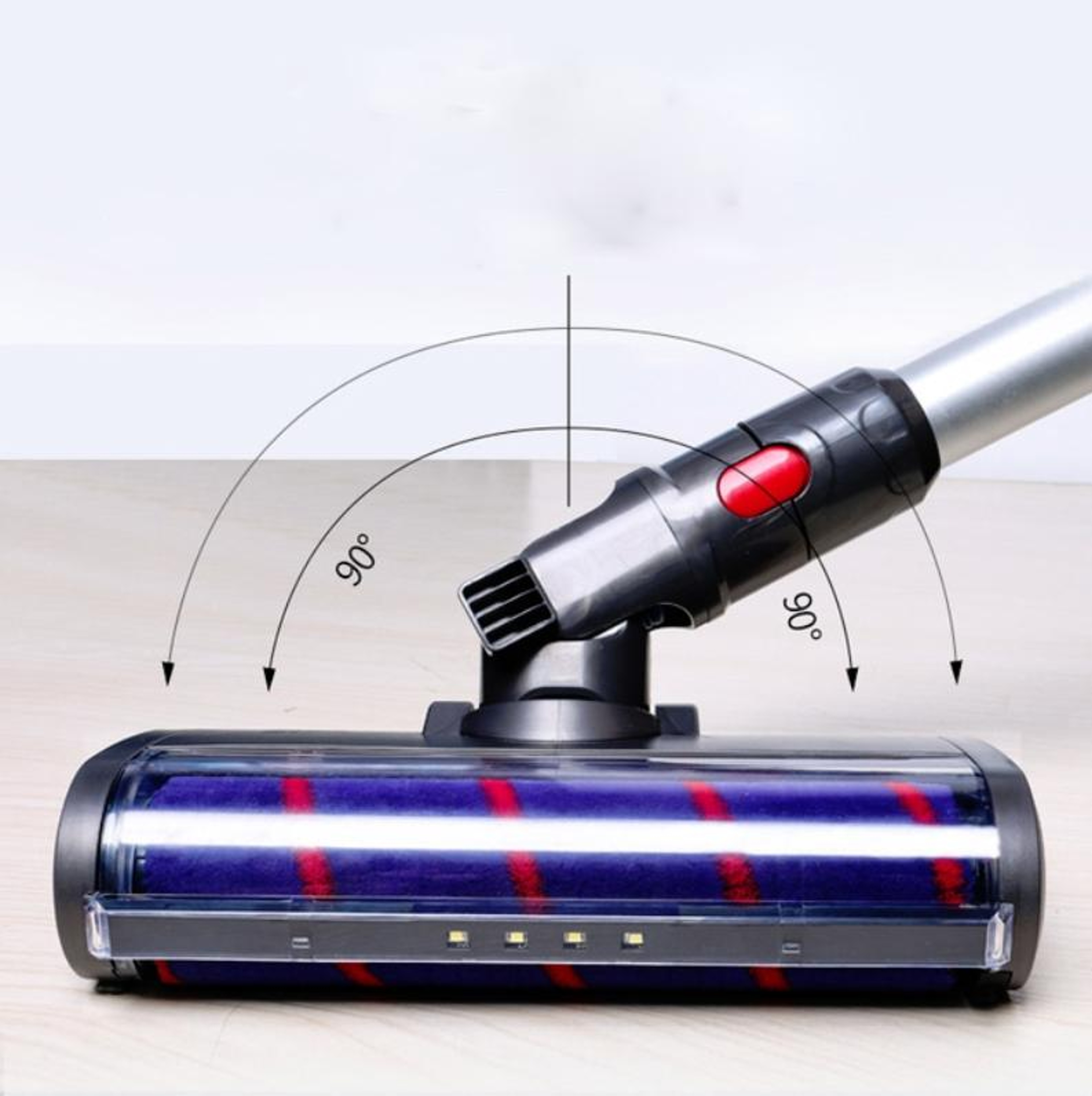 Electric LED Dyson Vacuum Brush Head For Dyson V7 V8 V10 V11 Cordless Vacuum Cleaners 3
