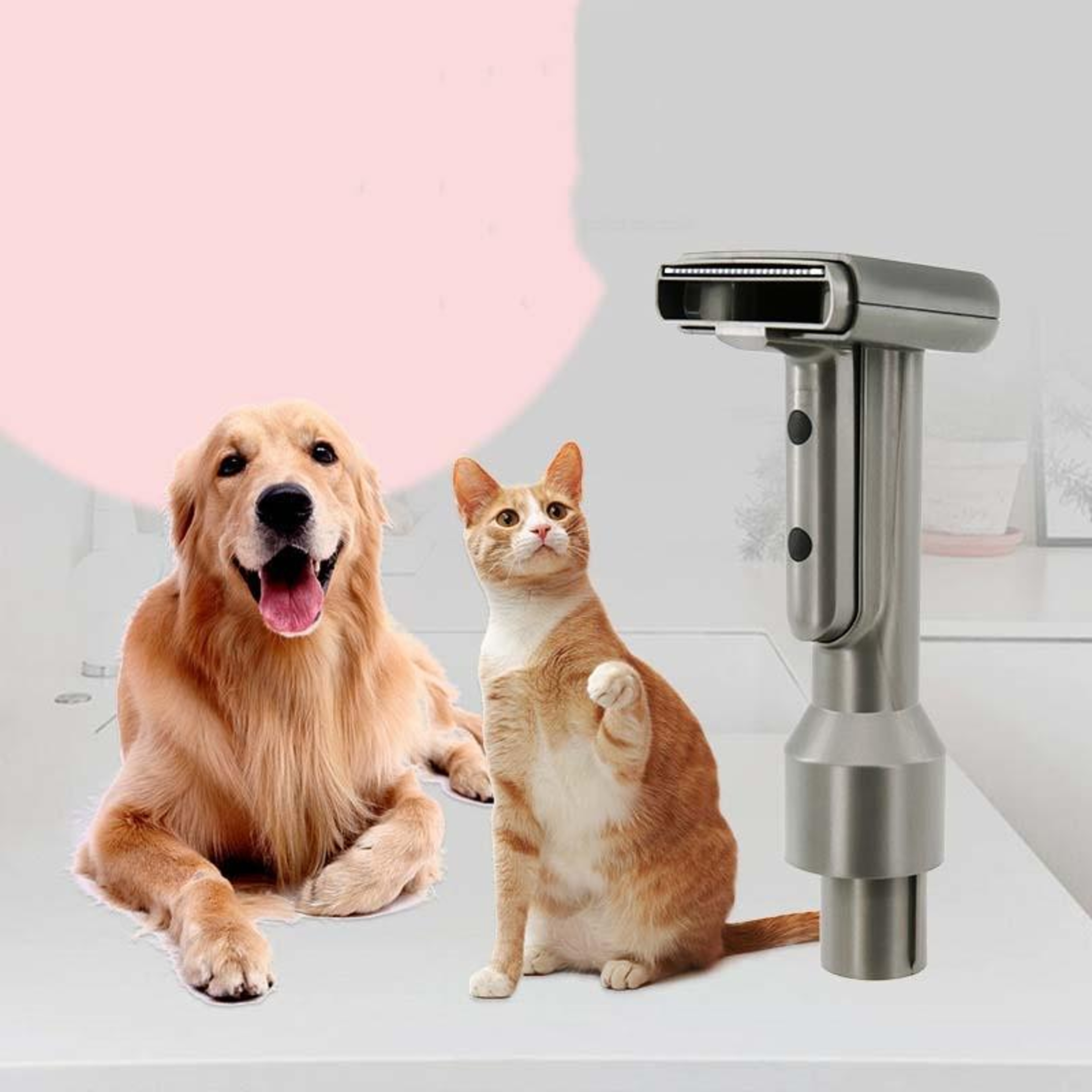 Pet Grooming Tool Vacuum Attachment For V7 V8 V10 V11 V15 Slim Pet Hair Brush 4