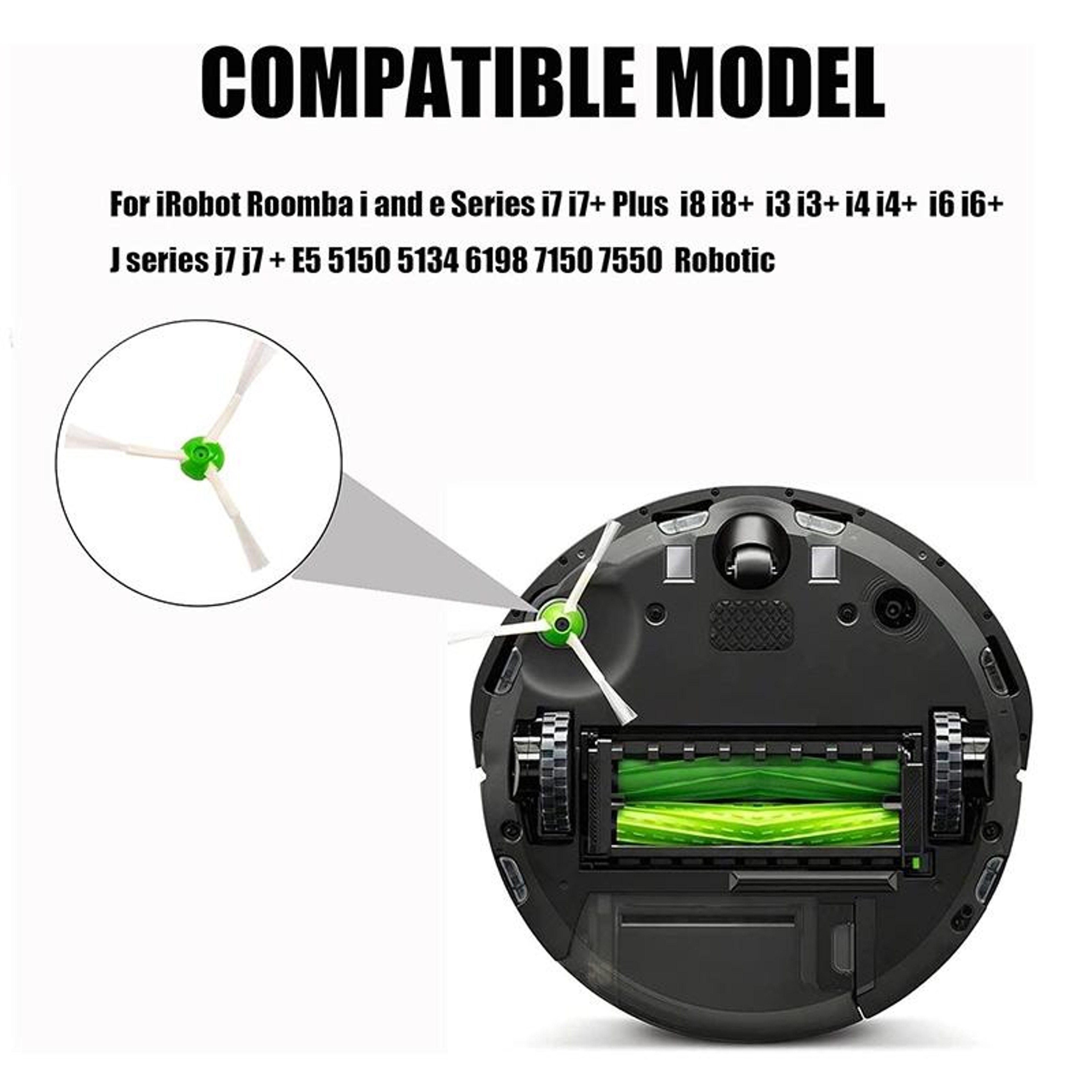 iRobot Roomba Side Brush Replacement 6 Pack for E, I & J Series Robot Vacuums – view 2