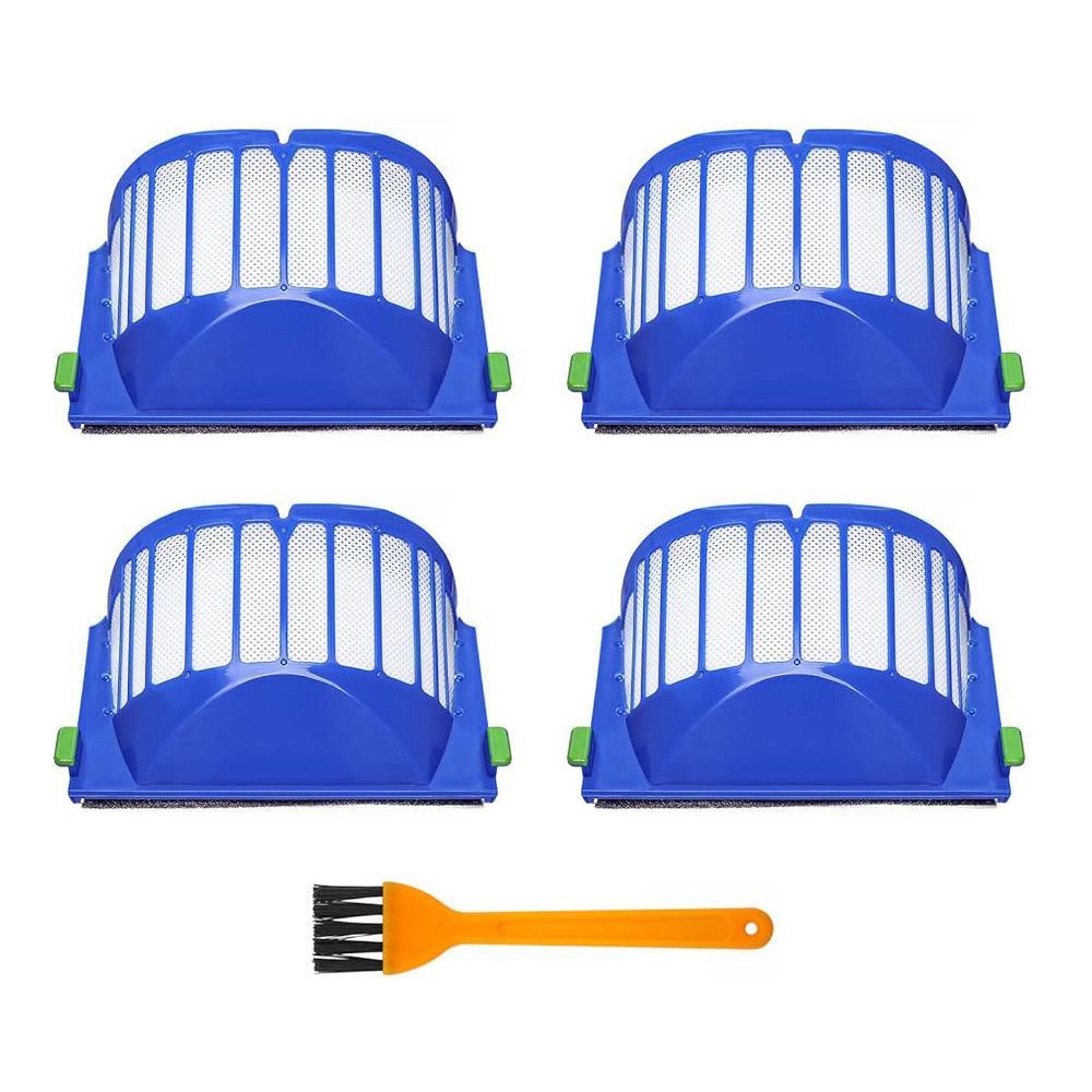 Roomba 600 Series Filter Replacement Kit with Cleaning Brush 4 Pack for iRobot Vacuum – view 1