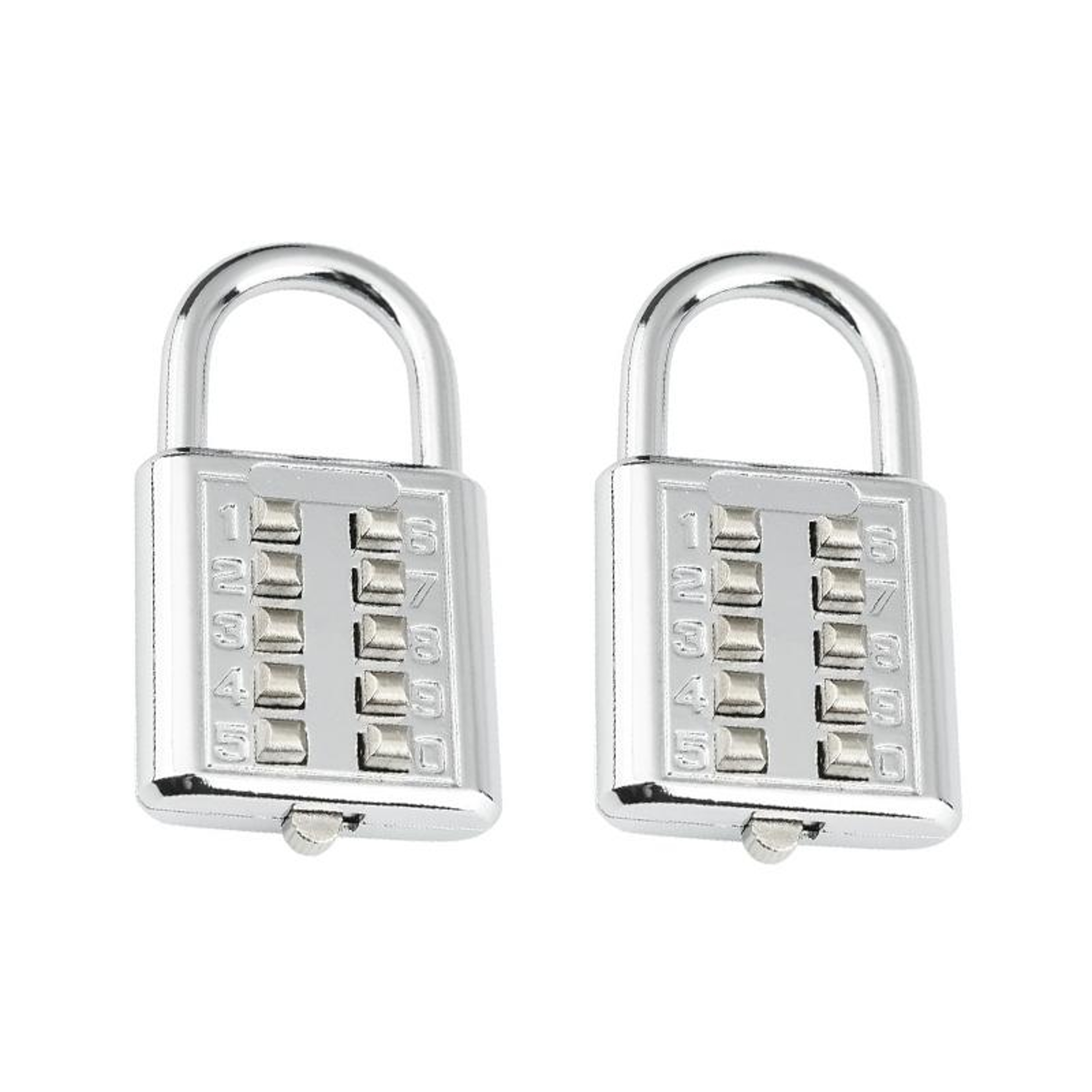 2 PCS Button Password Lock Keyless Cabinet Door And Tool Box Combination Padlock Set 3