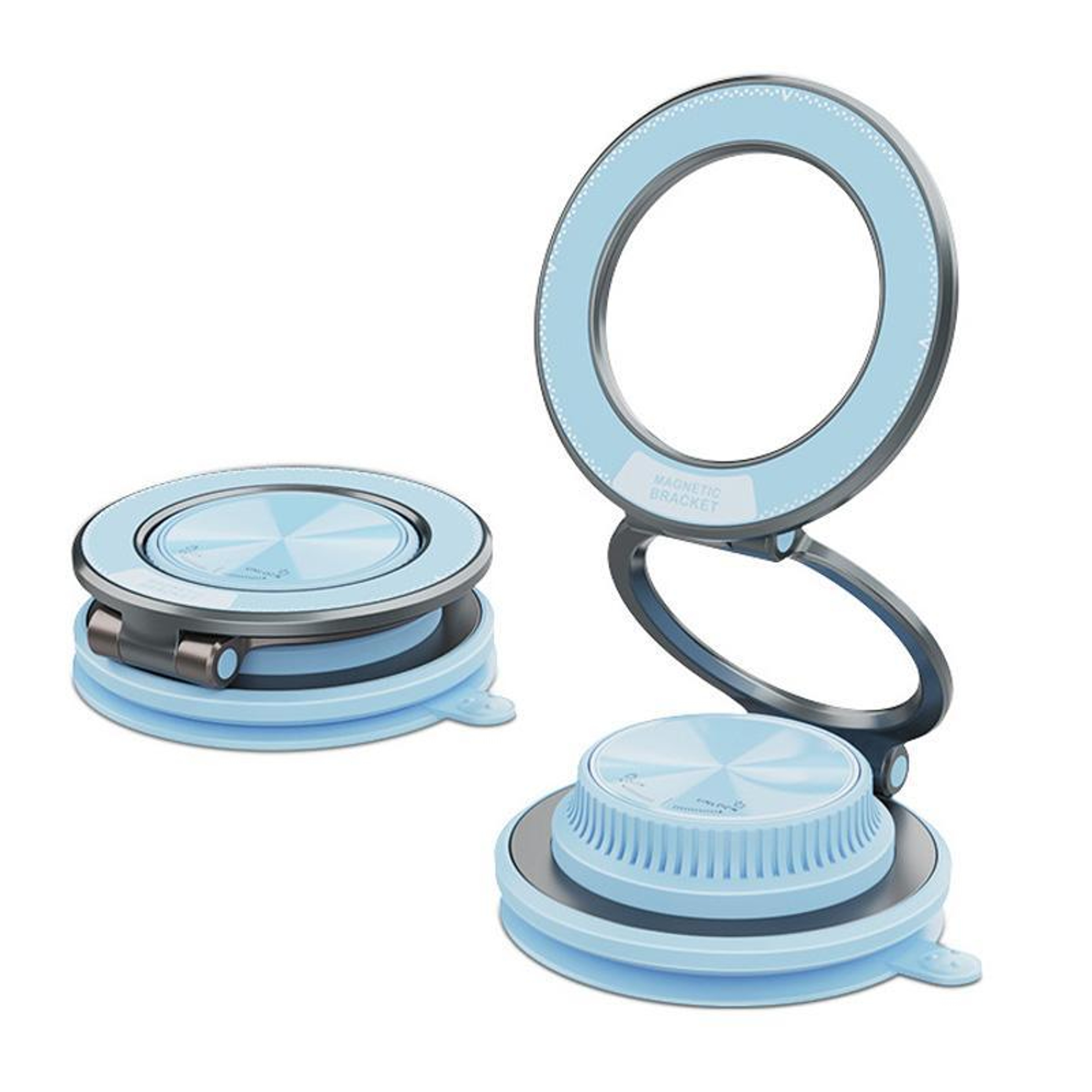 M11 Magnetic Car Phone Holder Foldable Dashboard Phone Mount With Strong Vacuum Suction 0
