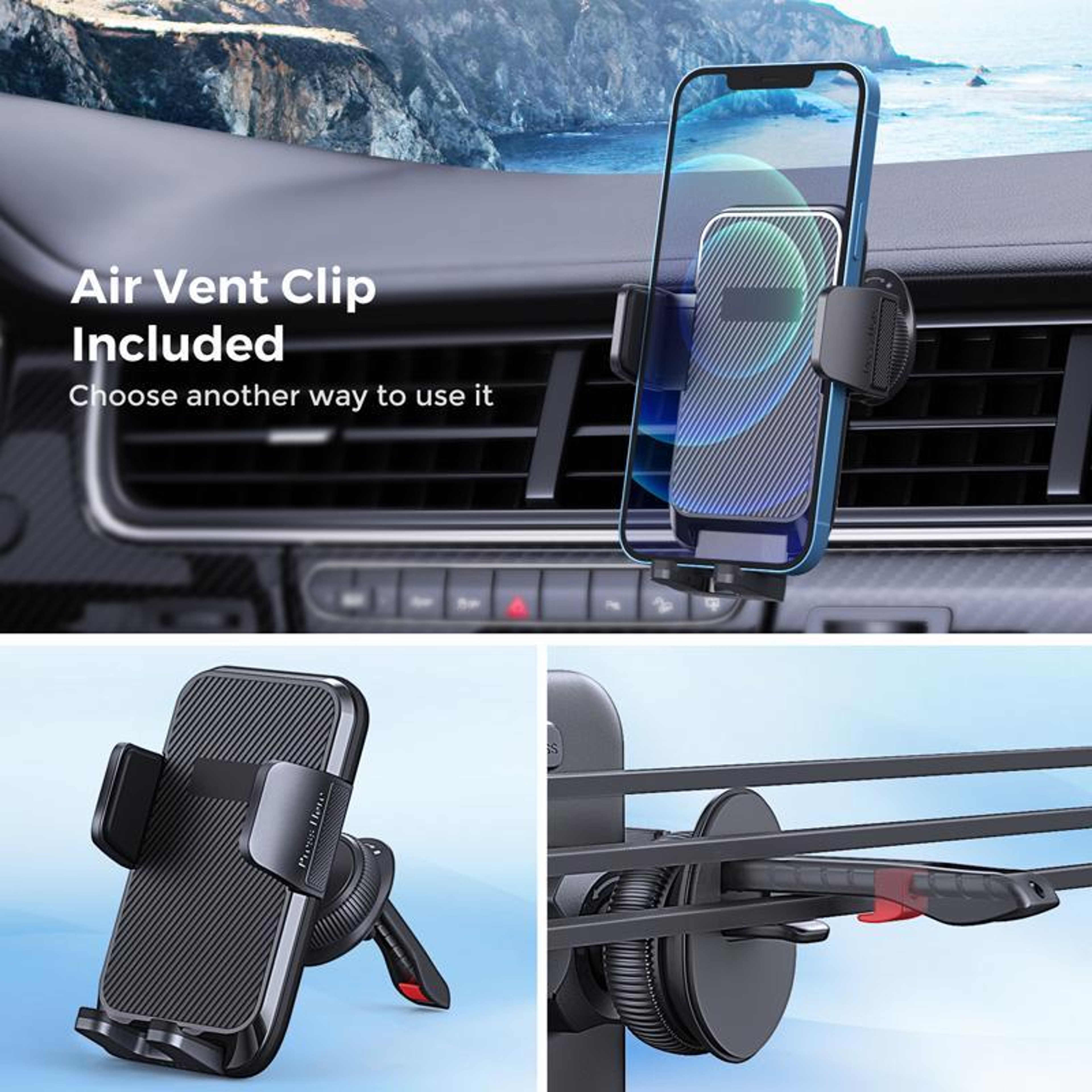 Tronwin Flexible Car Phone Holder with Adjustable Arm Dashboard & Windshield Universal Phone Mount – view 4